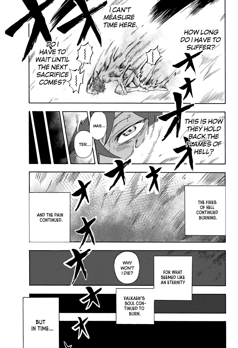 Jigoku no Gouka de Yaka re Tsuzuketa Shounen. Saikyou no Honou Tsukai to Natte Fukkatsu Suru. Chapter 1.1 page 17 - Chapter 1.1