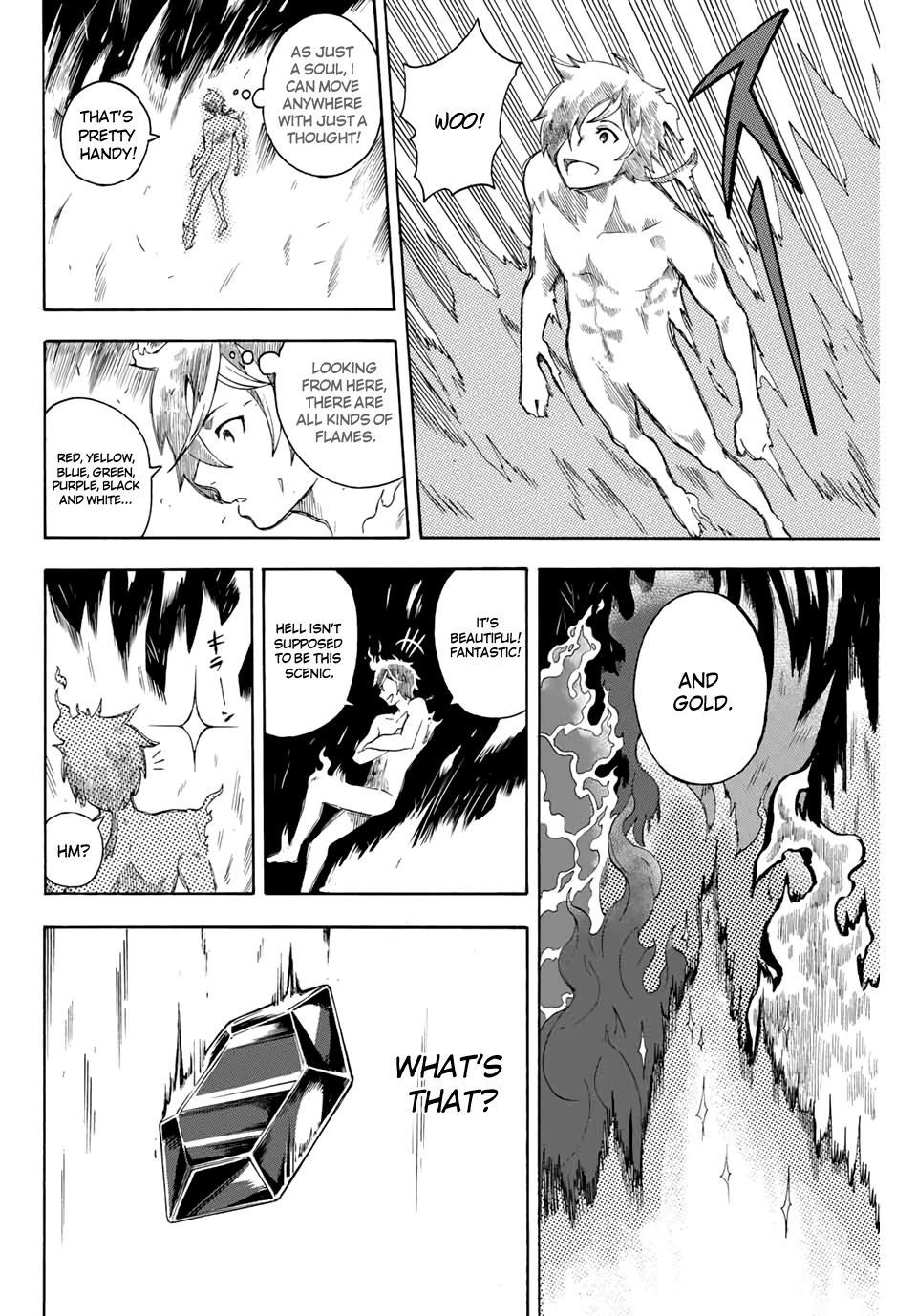 Jigoku no Gouka de Yaka re Tsuzuketa Shounen. Saikyou no Honou Tsukai to Natte Fukkatsu Suru. Chapter 1.1 page 20 - Chapter 1.1