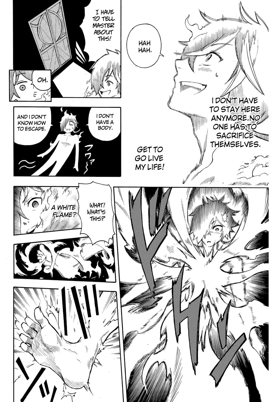 Jigoku no Gouka de Yaka re Tsuzuketa Shounen. Saikyou no Honou Tsukai to Natte Fukkatsu Suru. Chapter 1.1 page 24 - Chapter 1.1