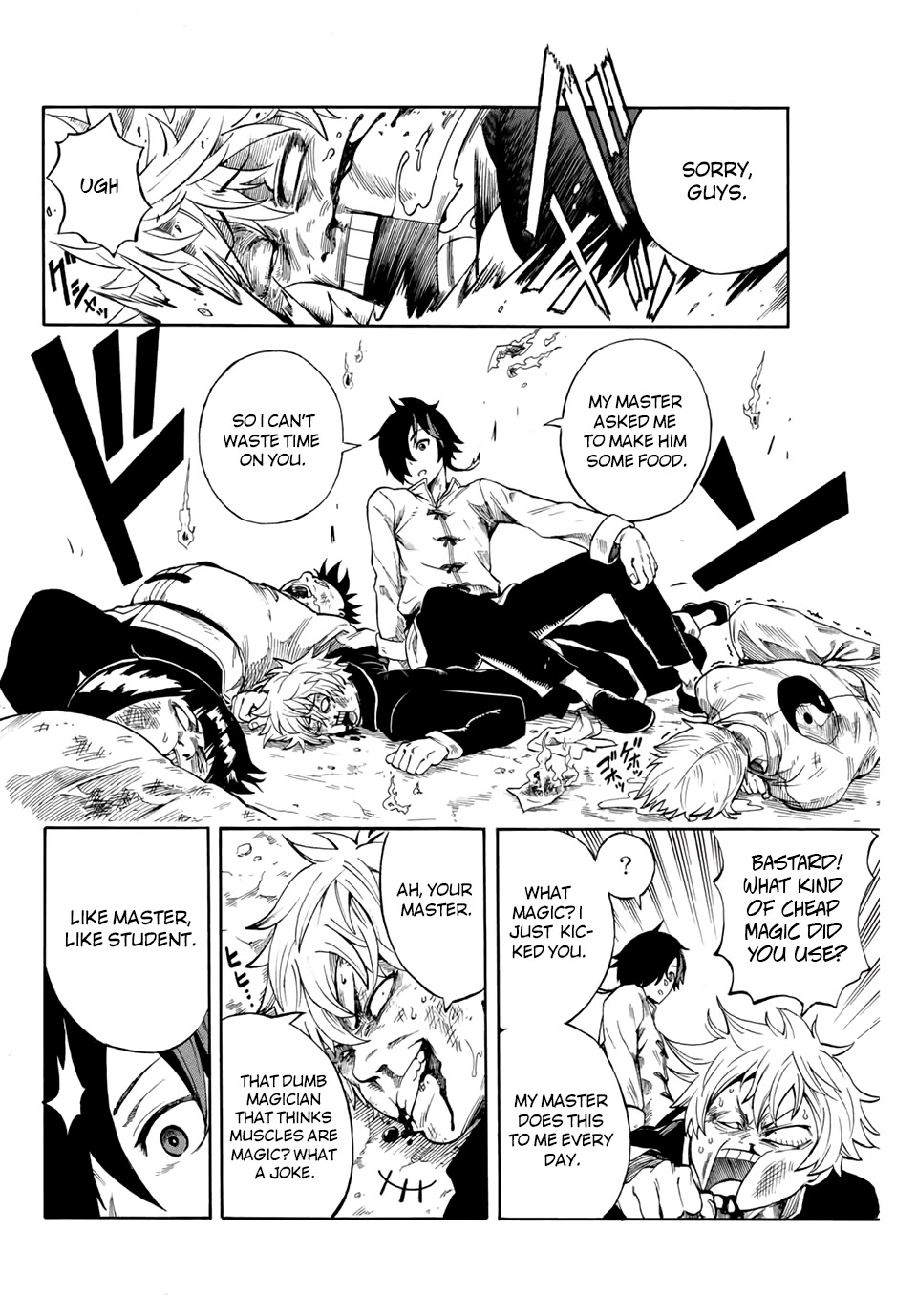 Jigoku no Gouka de Yaka re Tsuzuketa Shounen. Saikyou no Honou Tsukai to Natte Fukkatsu Suru. Chapter 1.1 page 4 - Chapter 1.1