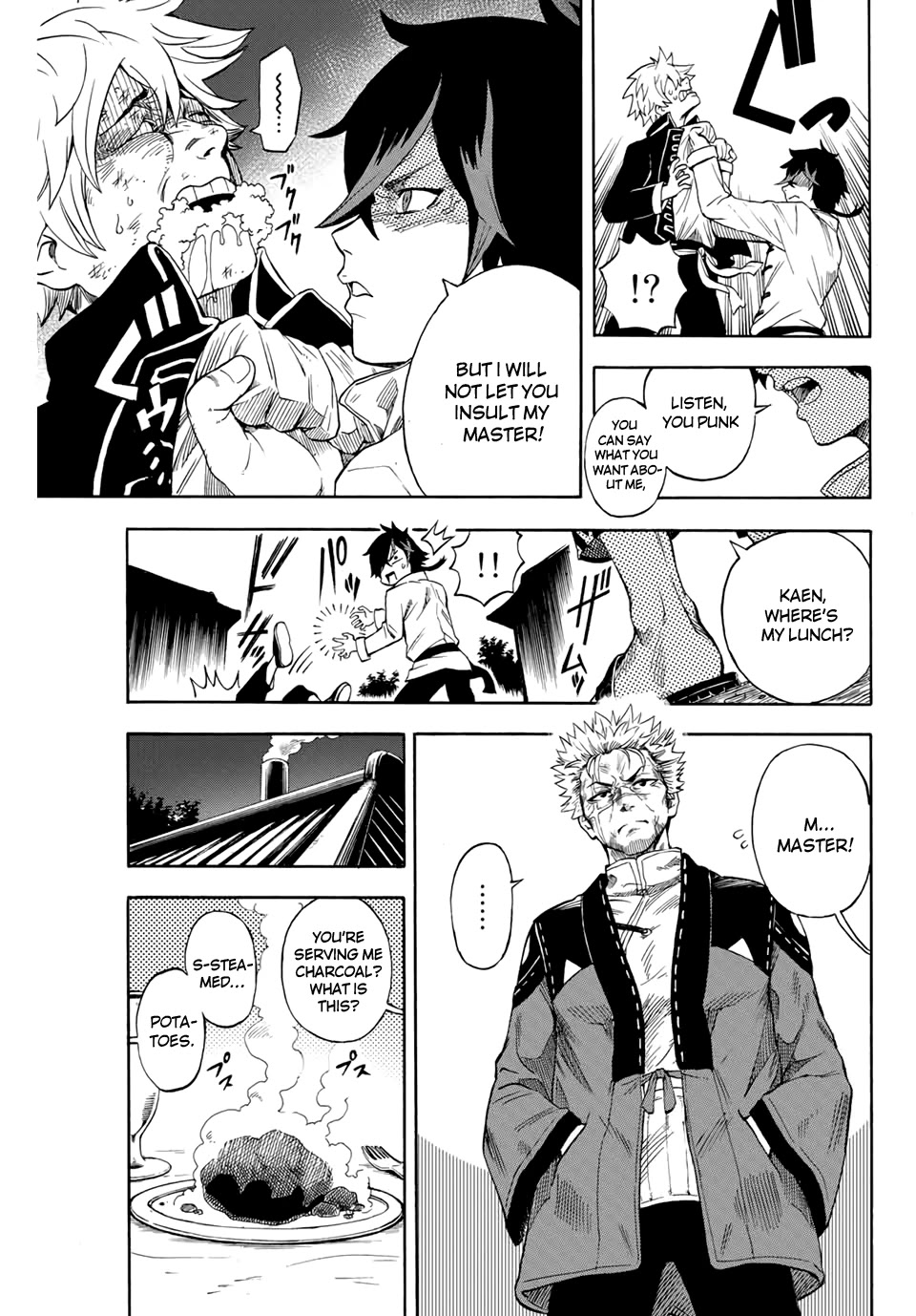 Jigoku no Gouka de Yaka re Tsuzuketa Shounen. Saikyou no Honou Tsukai to Natte Fukkatsu Suru. Chapter 1.1 page 5 - Chapter 1.1