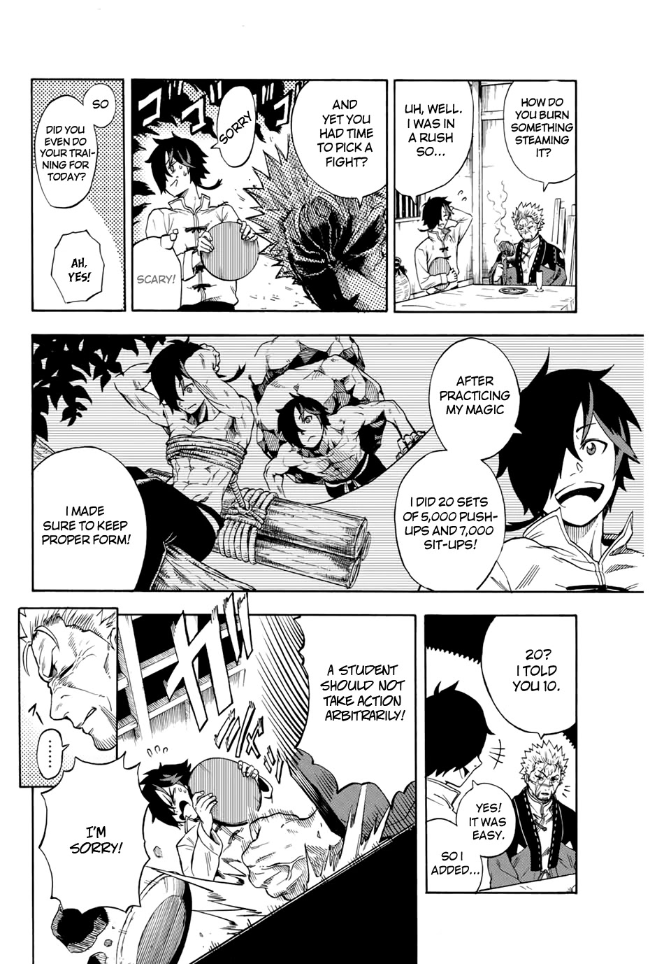 Jigoku no Gouka de Yaka re Tsuzuketa Shounen. Saikyou no Honou Tsukai to Natte Fukkatsu Suru. Chapter 1.1 page 6 - Chapter 1.1