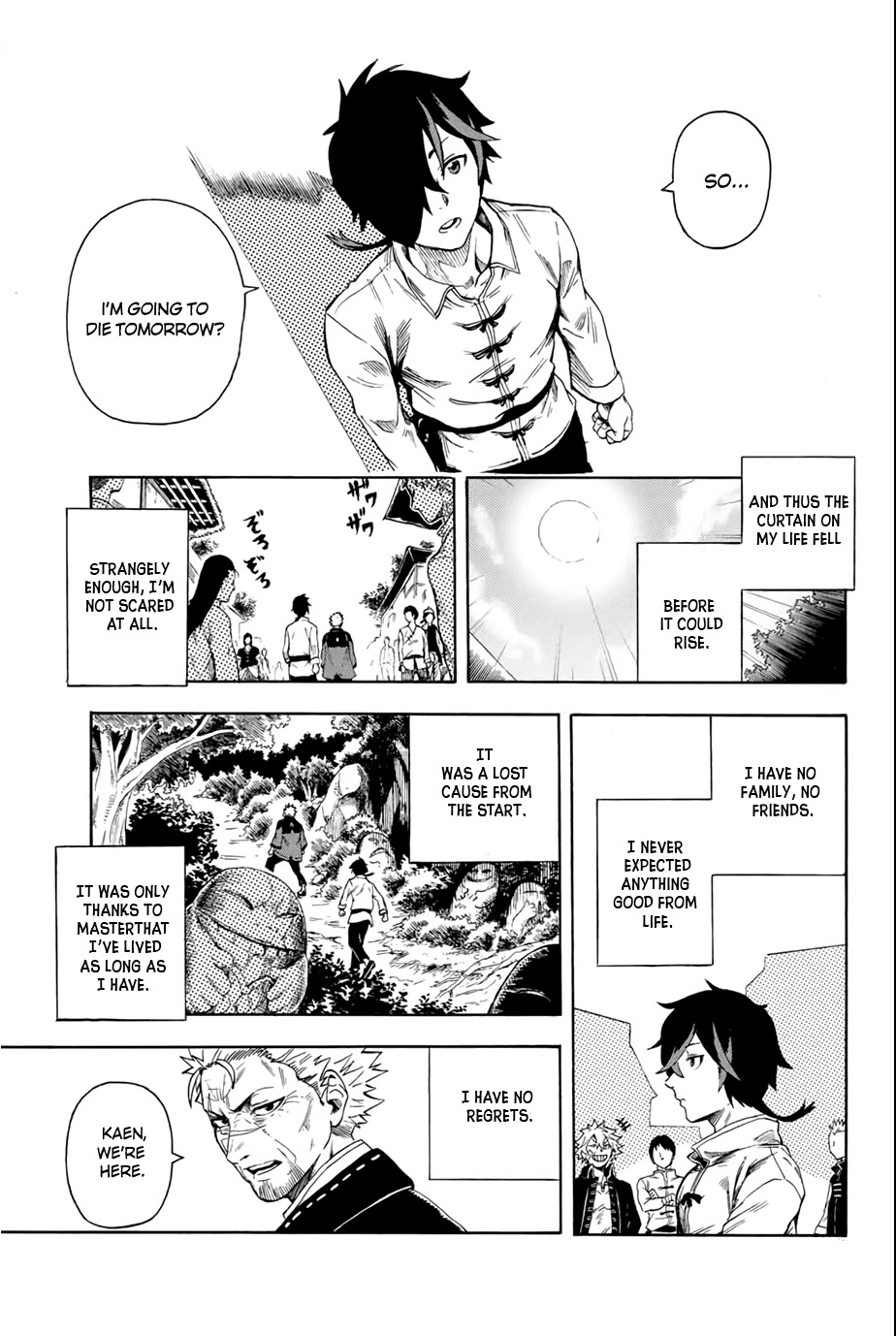 Jigoku no Gouka de Yaka re Tsuzuketa Shounen. Saikyou no Honou Tsukai to Natte Fukkatsu Suru. Chapter 1.1 page 9 - Chapter 1.1