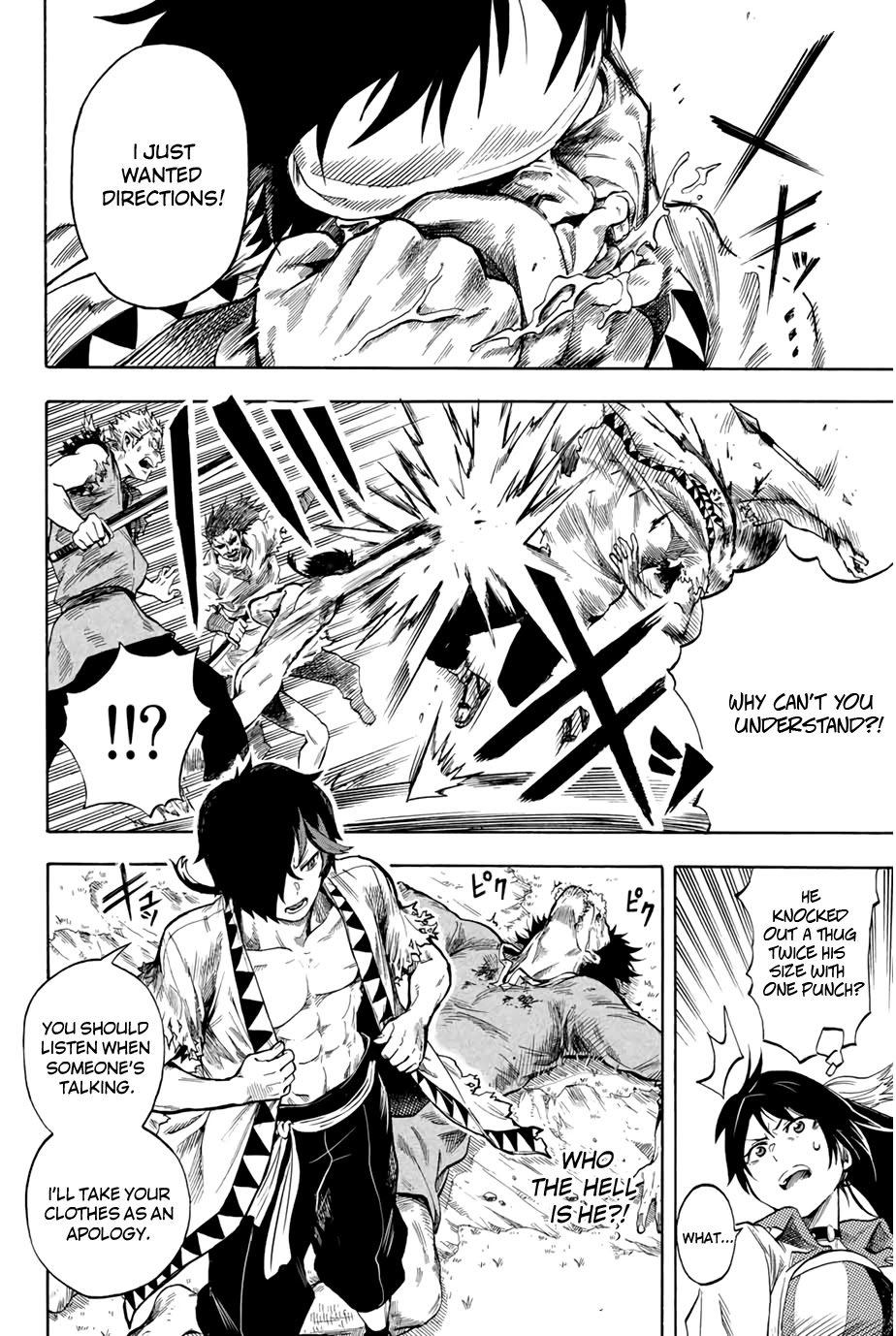 Jigoku no Gouka de Yaka re Tsuzuketa Shounen. Saikyou no Honou Tsukai to Natte Fukkatsu Suru. Chapter 1.2 page 6 - Chapter 1.2