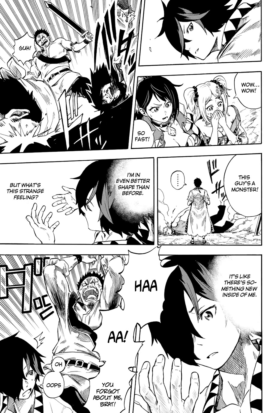 Jigoku no Gouka de Yaka re Tsuzuketa Shounen. Saikyou no Honou Tsukai to Natte Fukkatsu Suru. Chapter 1.2 page 9 - Chapter 1.2