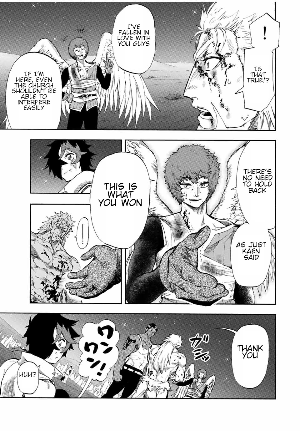 Jigoku no Gouka de Yaka re Tsuzuketa Shounen. Saikyou no Honou Tsukai to Natte Fukkatsu Suru. Chapter 100 page 12 - Chapter 100: Earned Not Given