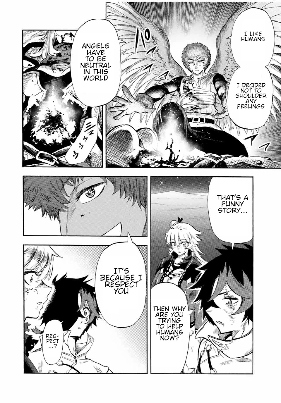 Jigoku no Gouka de Yaka re Tsuzuketa Shounen. Saikyou no Honou Tsukai to Natte Fukkatsu Suru. Chapter 100 page 5 - Chapter 100: Earned Not Given