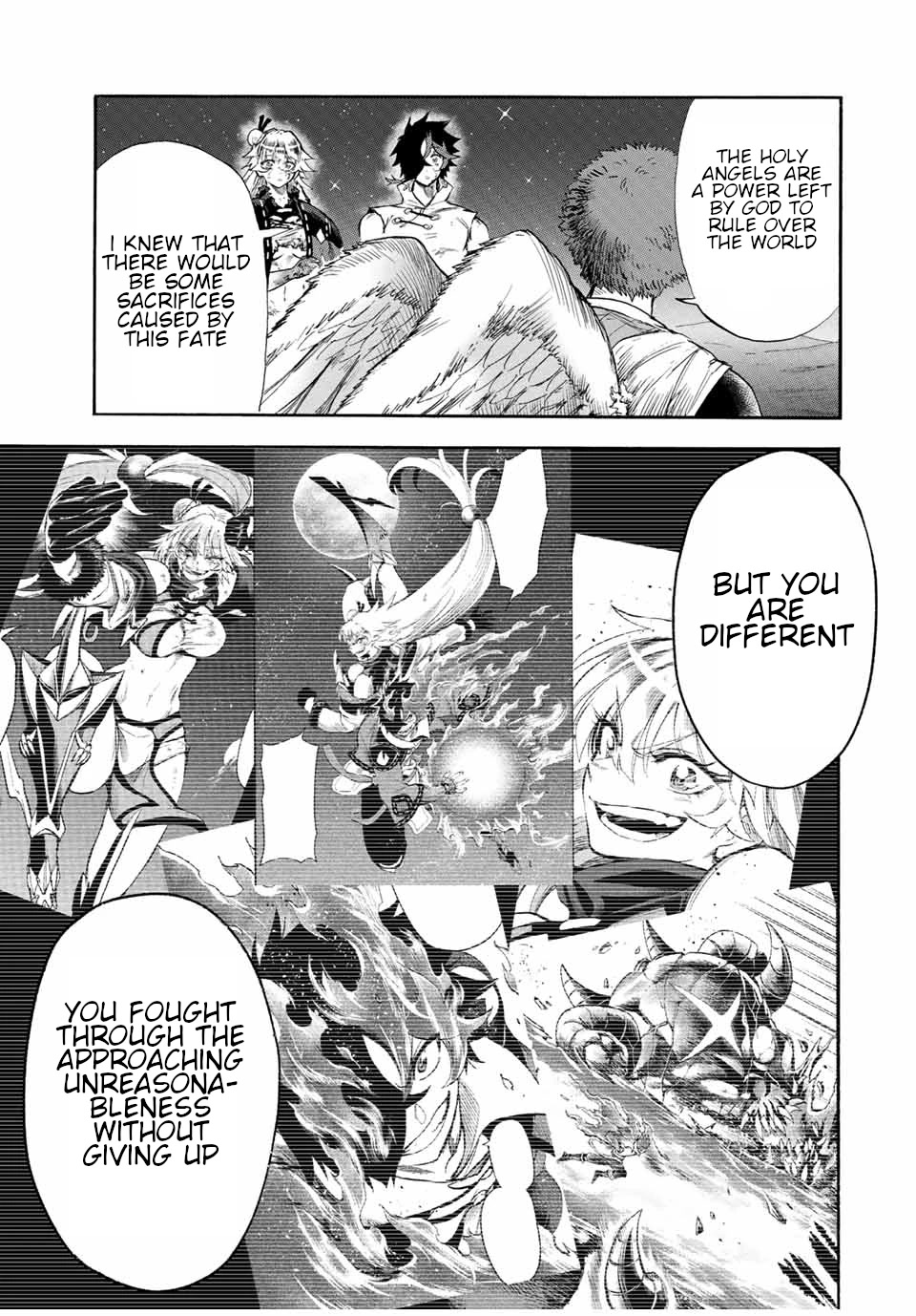 Jigoku no Gouka de Yaka re Tsuzuketa Shounen. Saikyou no Honou Tsukai to Natte Fukkatsu Suru. Chapter 100 page 6 - Chapter 100: Earned Not Given