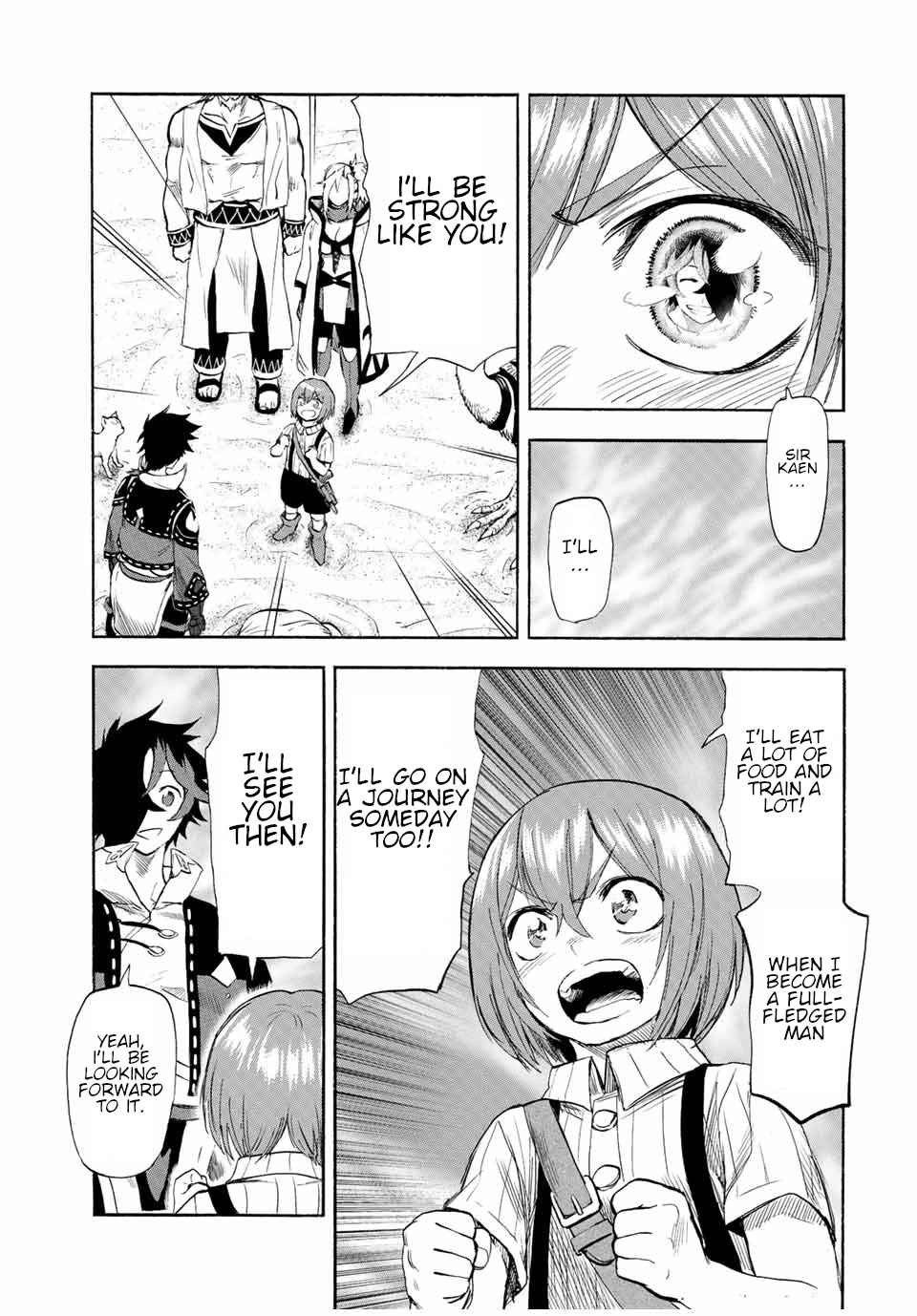 Jigoku no Gouka de Yaka re Tsuzuketa Shounen. Saikyou no Honou Tsukai to Natte Fukkatsu Suru. Chapter 101 page 6 - Chapter 101: Request complete, and parting