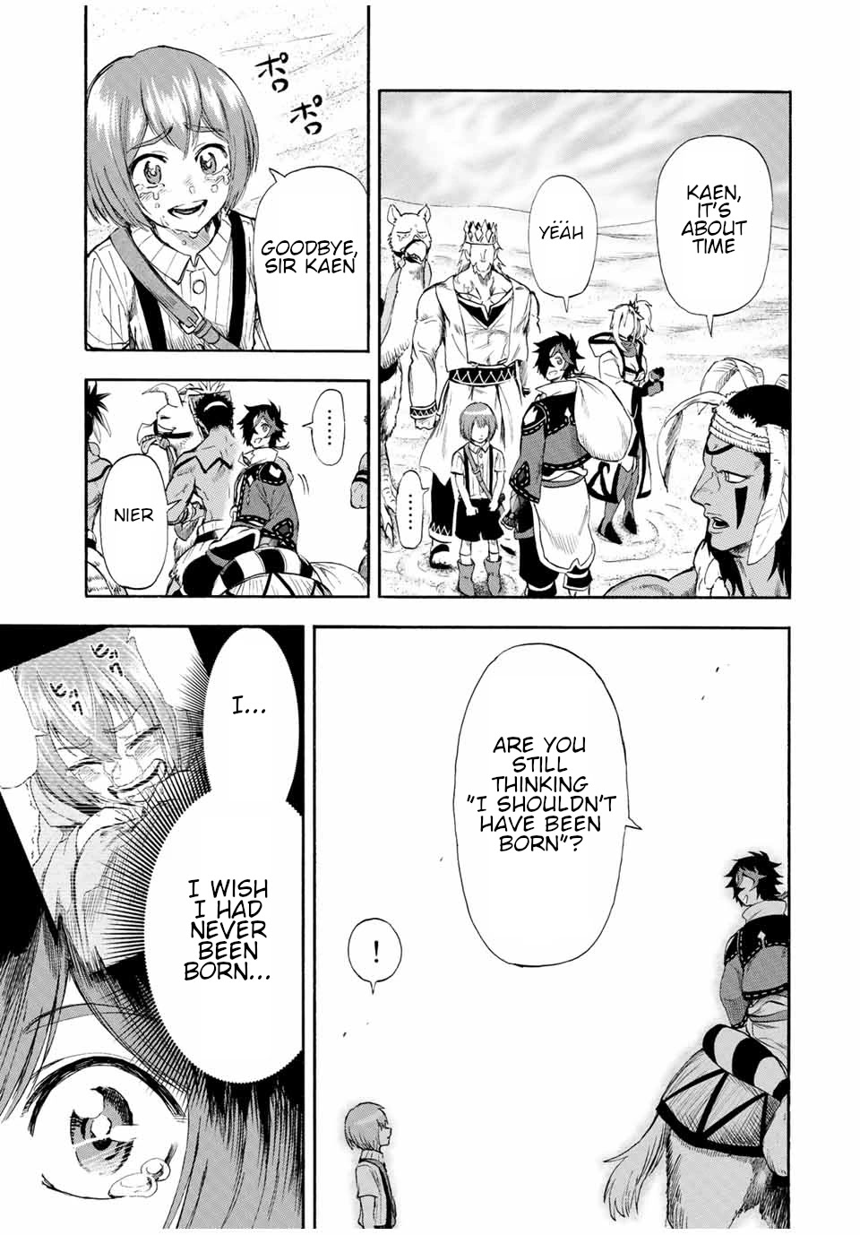 Jigoku no Gouka de Yaka re Tsuzuketa Shounen. Saikyou no Honou Tsukai to Natte Fukkatsu Suru. Chapter 101 page 8 - Chapter 101: Request complete, and parting