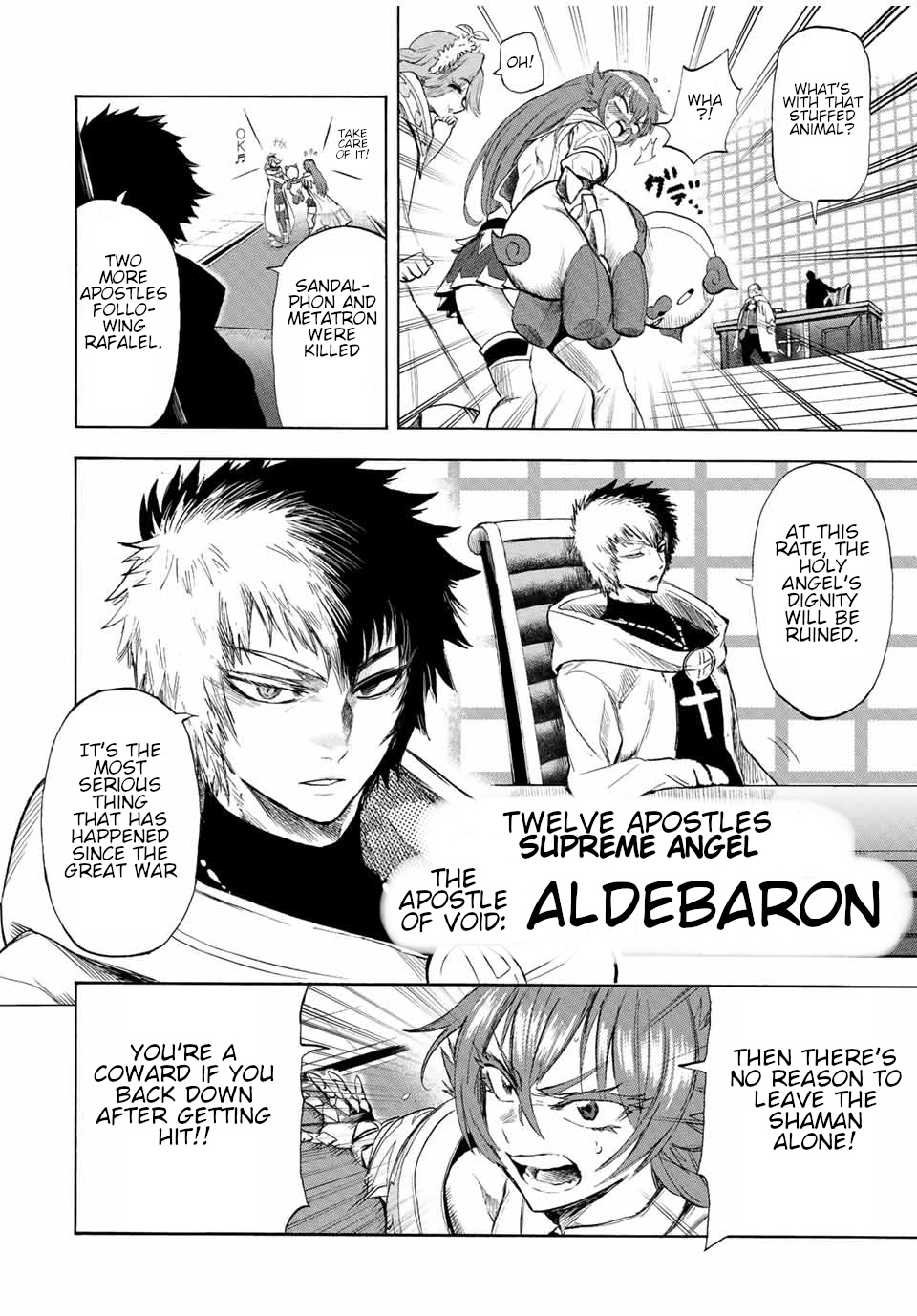 Jigoku no Gouka de Yaka re Tsuzuketa Shounen. Saikyou no Honou Tsukai to Natte Fukkatsu Suru. Chapter 102 page 9 - Chapter 102: At the Headquarters of the Church of the Holy Angels