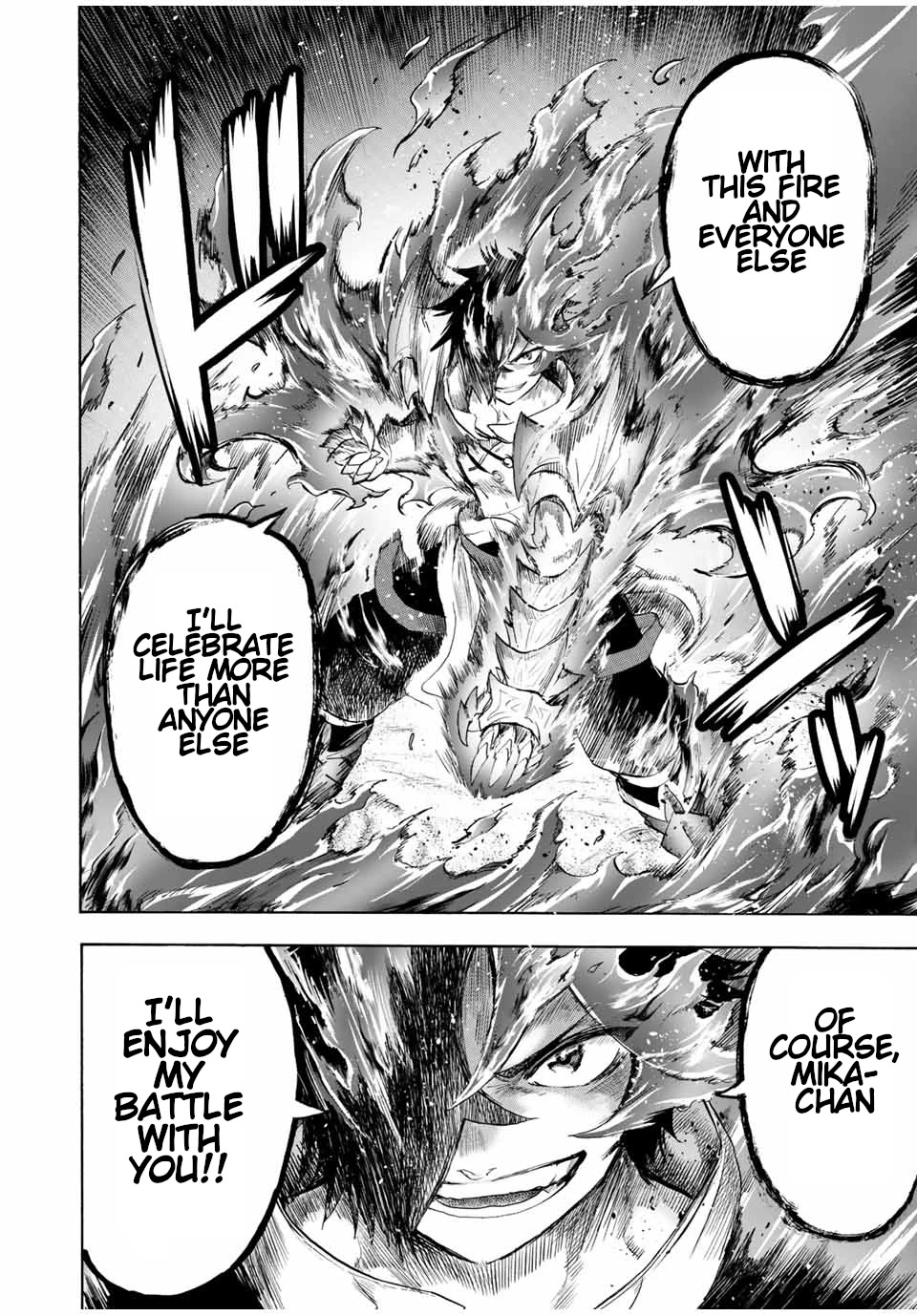 Jigoku no Gouka de Yaka re Tsuzuketa Shounen. Saikyou no Honou Tsukai to Natte Fukkatsu Suru. Chapter 105 page 10 - Chapter 105: The End. [END]
