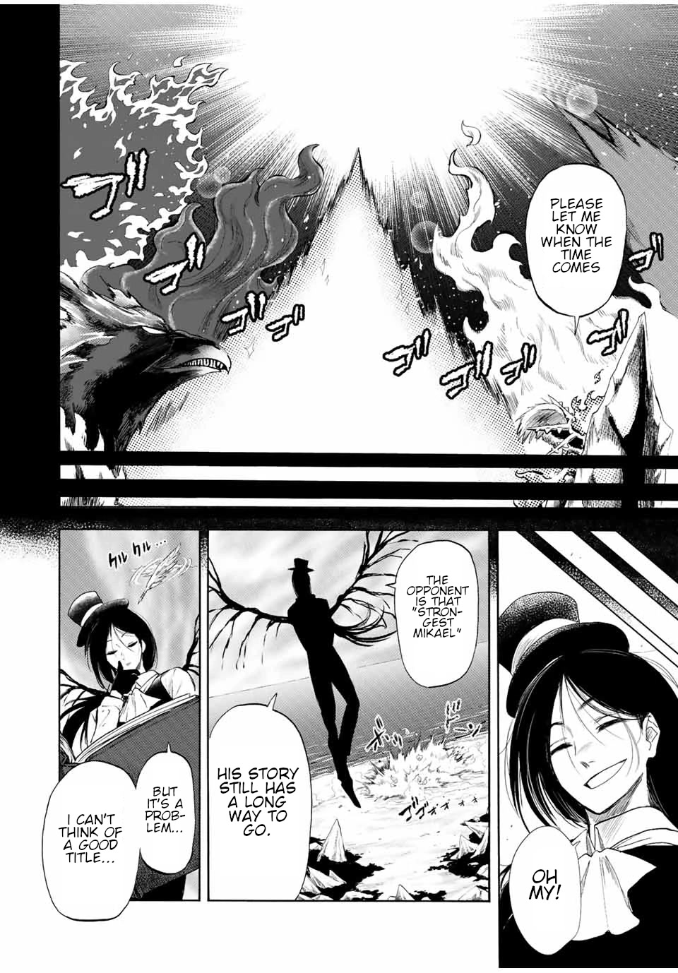Jigoku no Gouka de Yaka re Tsuzuketa Shounen. Saikyou no Honou Tsukai to Natte Fukkatsu Suru. Chapter 105 page 2 - Chapter 105: The End. [END]