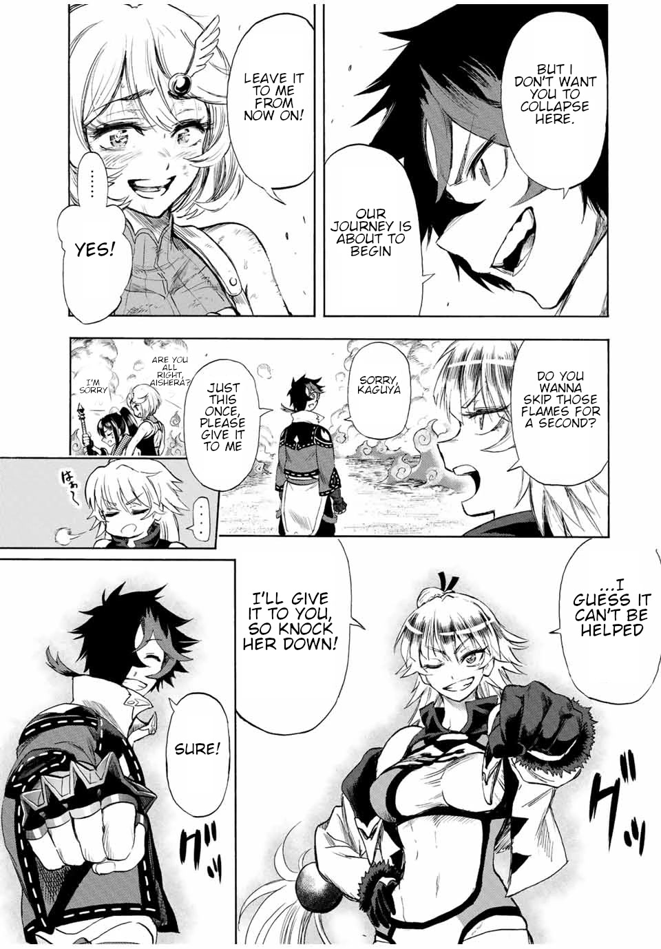 Jigoku no Gouka de Yaka re Tsuzuketa Shounen. Saikyou no Honou Tsukai to Natte Fukkatsu Suru. Chapter 105 page 7 - Chapter 105: The End. [END]