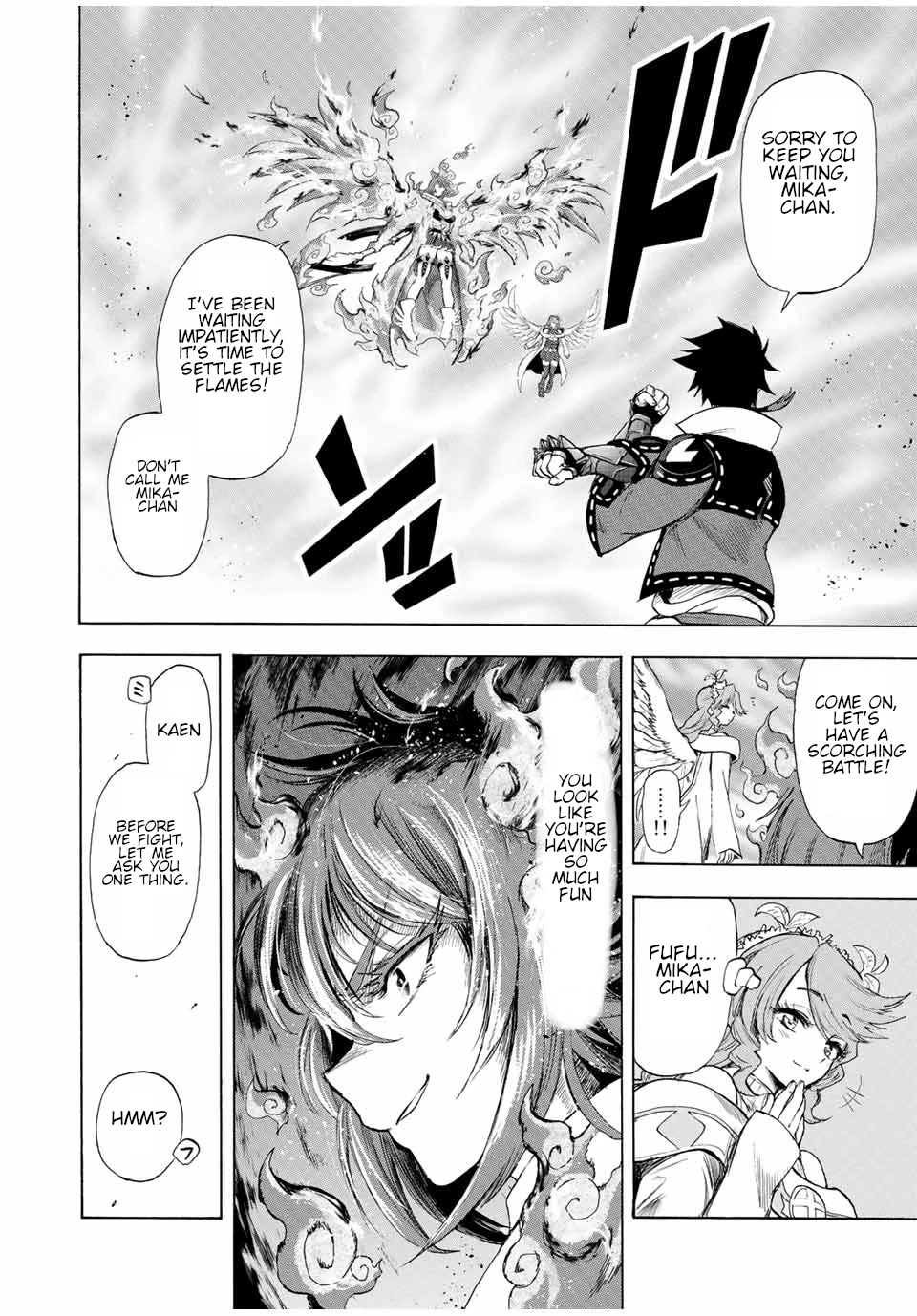Jigoku no Gouka de Yaka re Tsuzuketa Shounen. Saikyou no Honou Tsukai to Natte Fukkatsu Suru. Chapter 105 page 8 - Chapter 105: The End. [END]
