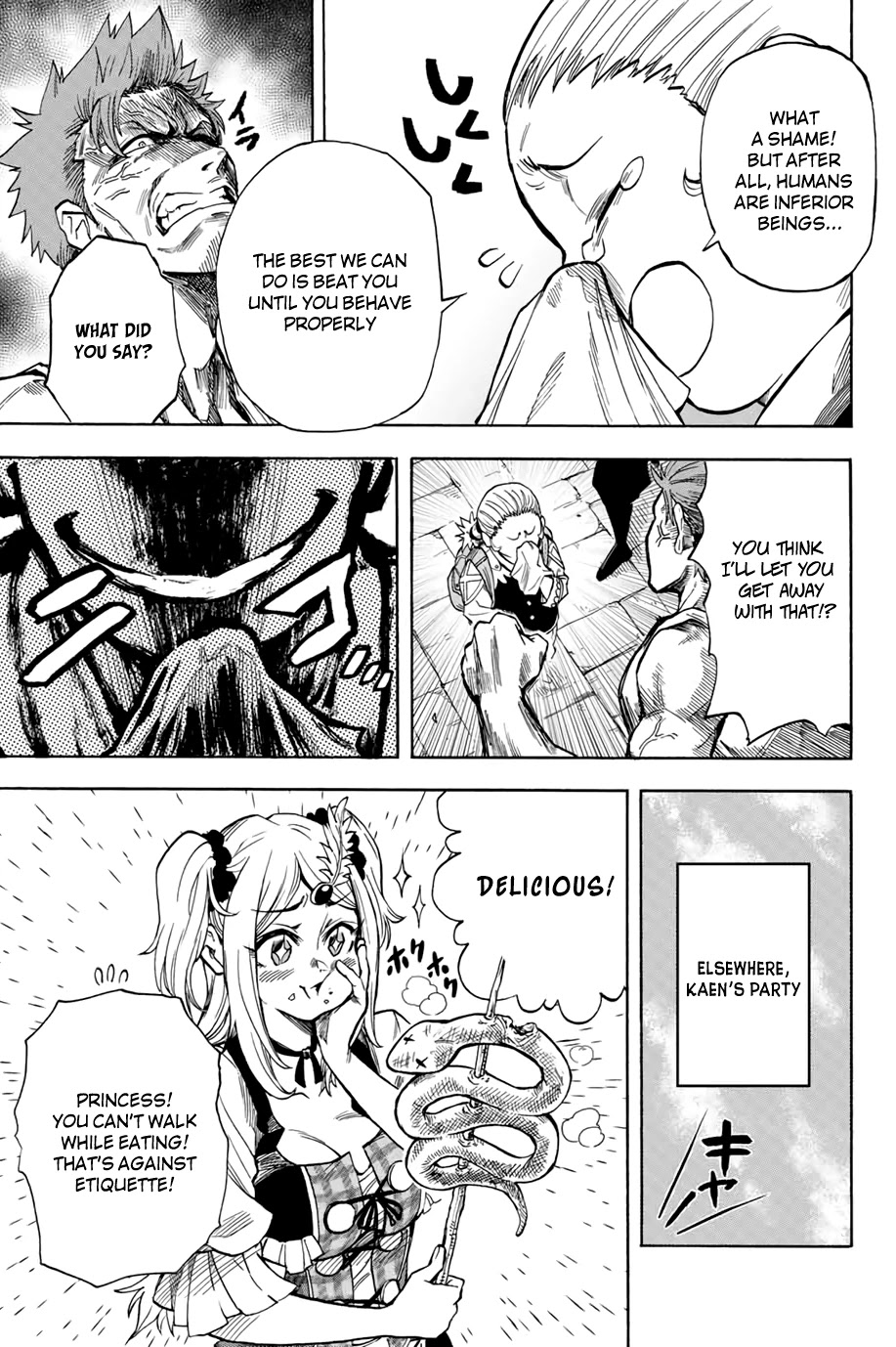 Jigoku no Gouka de Yaka re Tsuzuketa Shounen. Saikyou no Honou Tsukai to Natte Fukkatsu Suru. Chapter 11 page 3 - Chapter 11