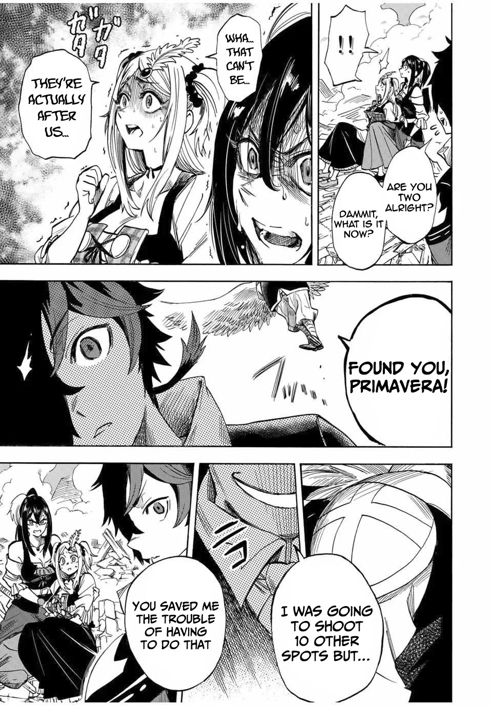 Jigoku no Gouka de Yaka re Tsuzuketa Shounen. Saikyou no Honou Tsukai to Natte Fukkatsu Suru. Chapter 14 page 6 - Chapter 14: BOSS: The Twelfth Angel of the Holy Angel Church, Maurye