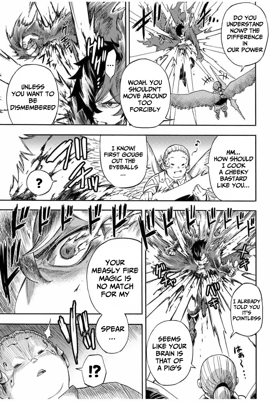 Jigoku no Gouka de Yaka re Tsuzuketa Shounen. Saikyou no Honou Tsukai to Natte Fukkatsu Suru. Chapter 15 page 10 - Chapter 15: BOSS: The Twelfth Angel of the Holy Angel Church, Maurye (2)