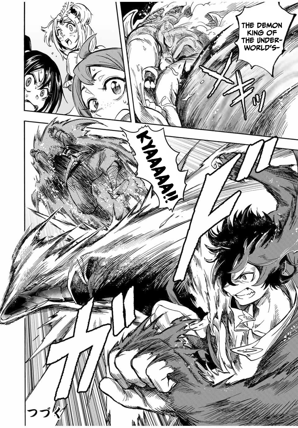 Jigoku no Gouka de Yaka re Tsuzuketa Shounen. Saikyou no Honou Tsukai to Natte Fukkatsu Suru. Chapter 15 page 13 - Chapter 15: BOSS: The Twelfth Angel of the Holy Angel Church, Maurye (2)