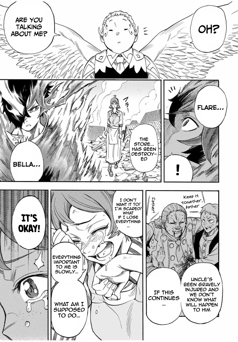 Jigoku no Gouka de Yaka re Tsuzuketa Shounen. Saikyou no Honou Tsukai to Natte Fukkatsu Suru. Chapter 15 page 6 - Chapter 15: BOSS: The Twelfth Angel of the Holy Angel Church, Maurye (2)