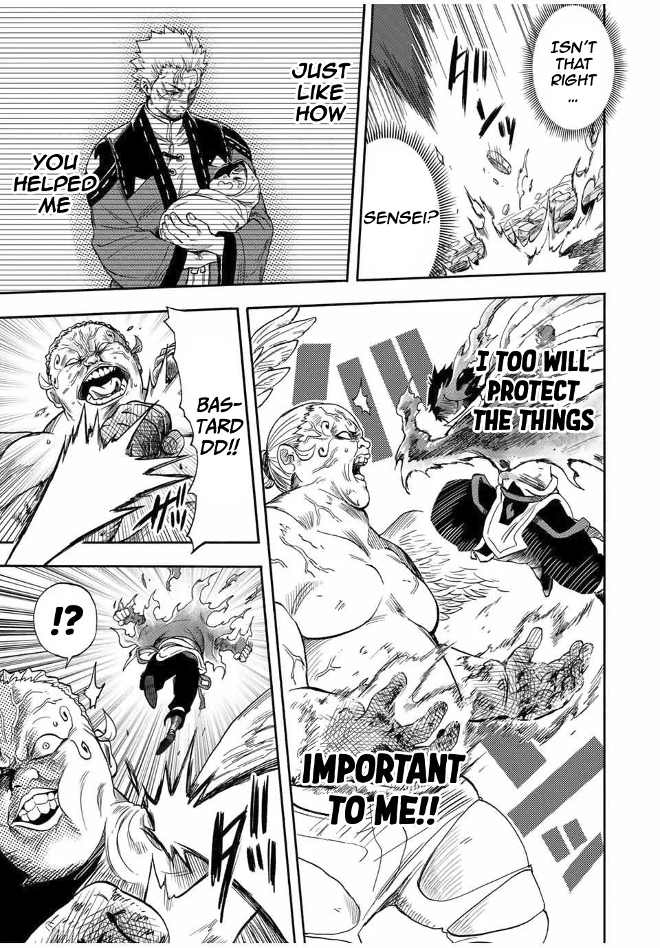Jigoku no Gouka de Yaka re Tsuzuketa Shounen. Saikyou no Honou Tsukai to Natte Fukkatsu Suru. Chapter 16 page 10 - Chapter 16: BOSS: The Twelfth Angel of the Holy Angel Church, Maurye (3)