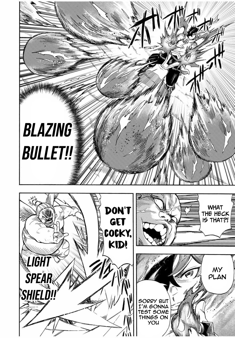 Jigoku no Gouka de Yaka re Tsuzuketa Shounen. Saikyou no Honou Tsukai to Natte Fukkatsu Suru. Chapter 17 page 3 - Chapter 17: BOSS: The Twelfth Angel of the Holy Angel Church, Maurye (4)