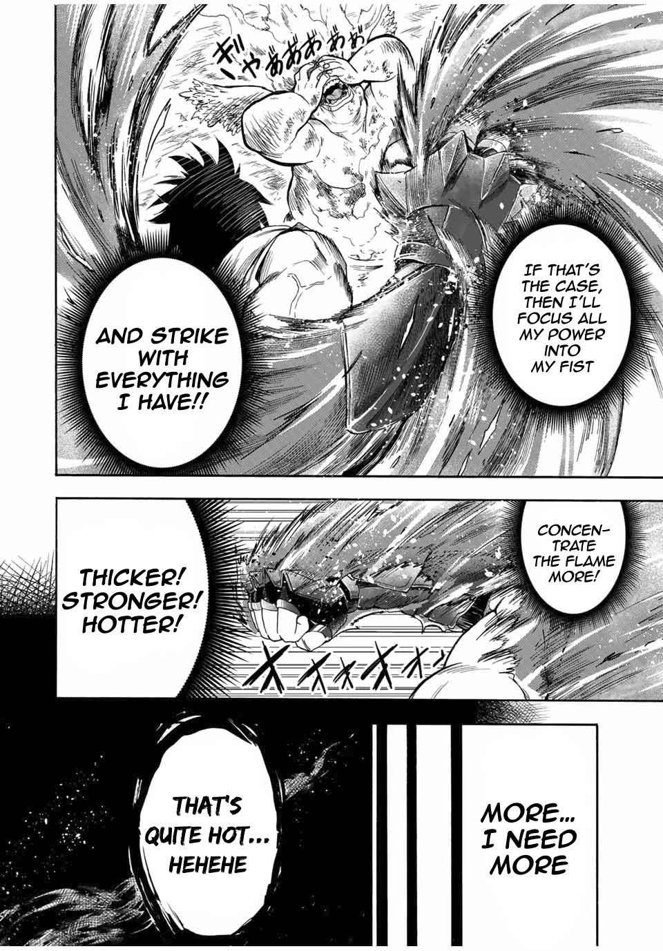 Jigoku no Gouka de Yaka re Tsuzuketa Shounen. Saikyou no Honou Tsukai to Natte Fukkatsu Suru. Chapter 17 page 9 - Chapter 17: BOSS: The Twelfth Angel of the Holy Angel Church, Maurye (4)