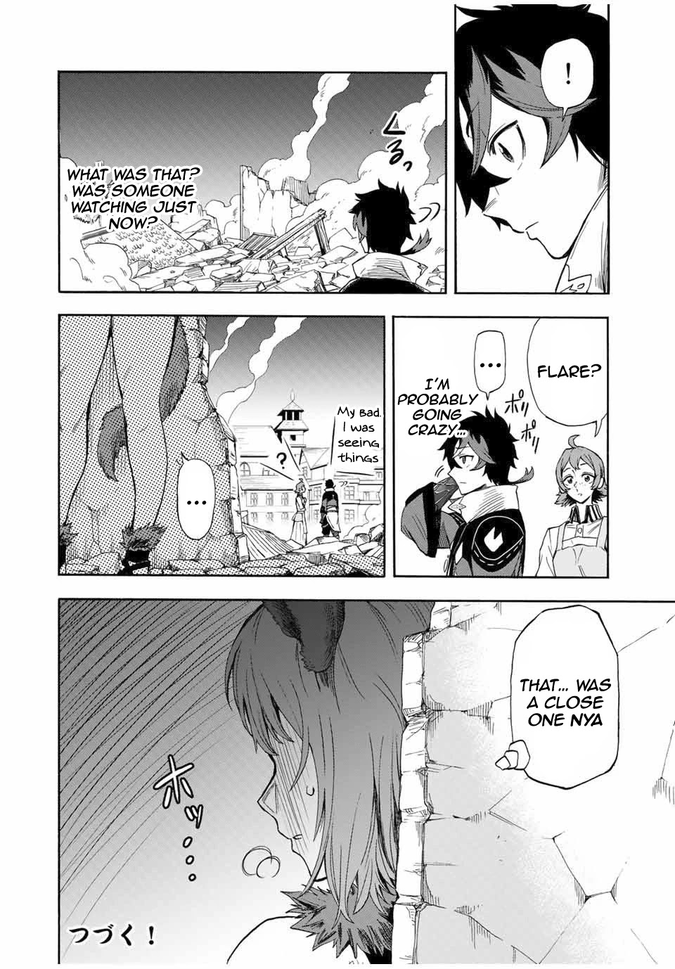 Jigoku no Gouka de Yaka re Tsuzuketa Shounen. Saikyou no Honou Tsukai to Natte Fukkatsu Suru. Chapter 18 page 11 - Chapter 18: BOSS: The Twelfth Angel of the Holy Angel Church, Maurye (5)