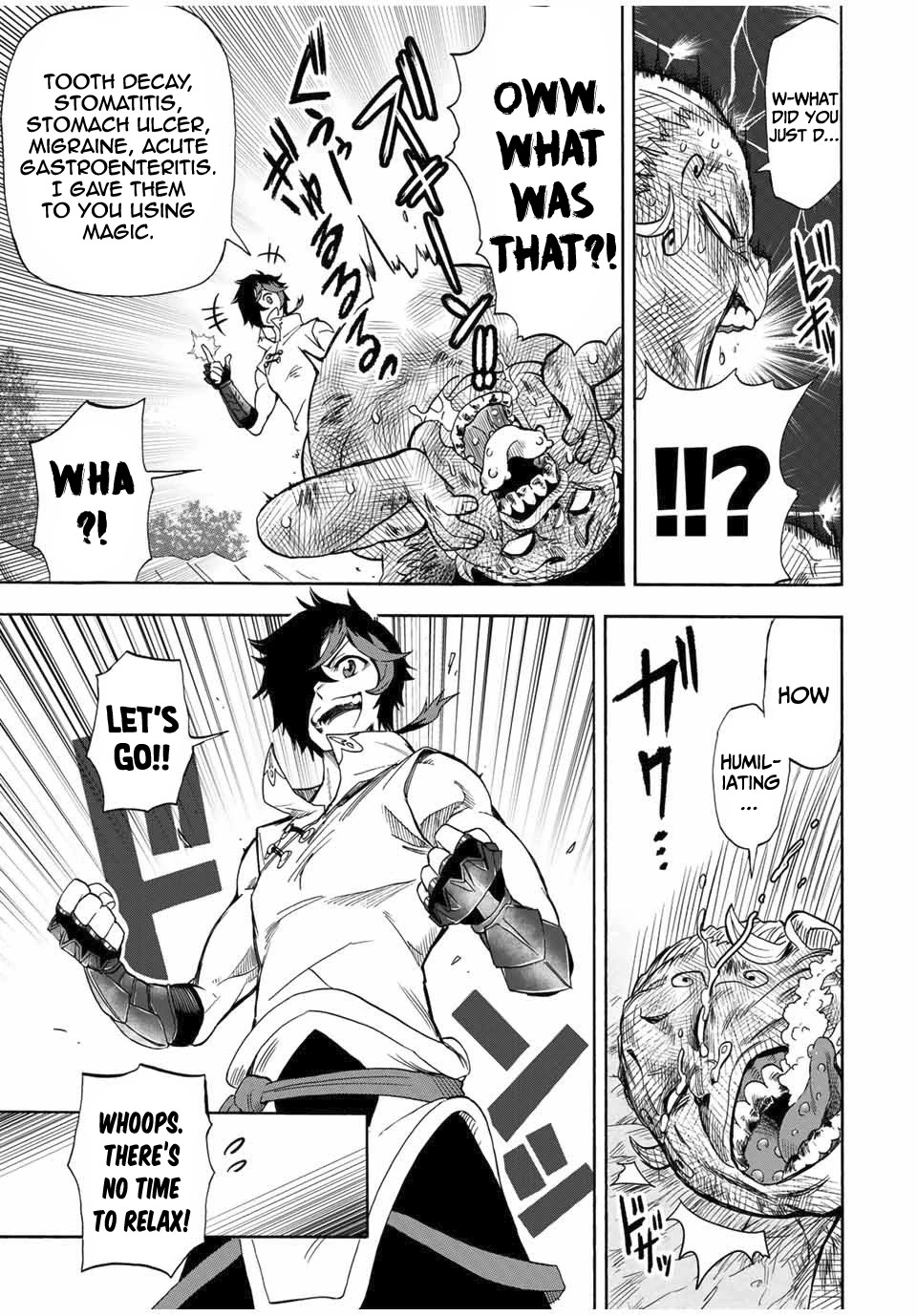 Jigoku no Gouka de Yaka re Tsuzuketa Shounen. Saikyou no Honou Tsukai to Natte Fukkatsu Suru. Chapter 18 page 4 - Chapter 18: BOSS: The Twelfth Angel of the Holy Angel Church, Maurye (5)