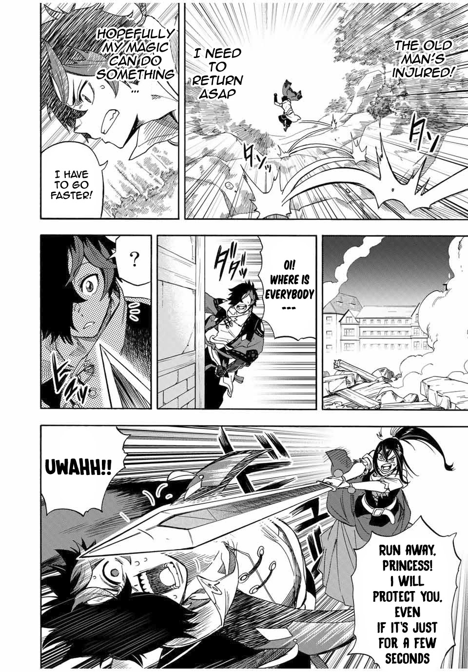 Jigoku no Gouka de Yaka re Tsuzuketa Shounen. Saikyou no Honou Tsukai to Natte Fukkatsu Suru. Chapter 18 page 5 - Chapter 18: BOSS: The Twelfth Angel of the Holy Angel Church, Maurye (5)