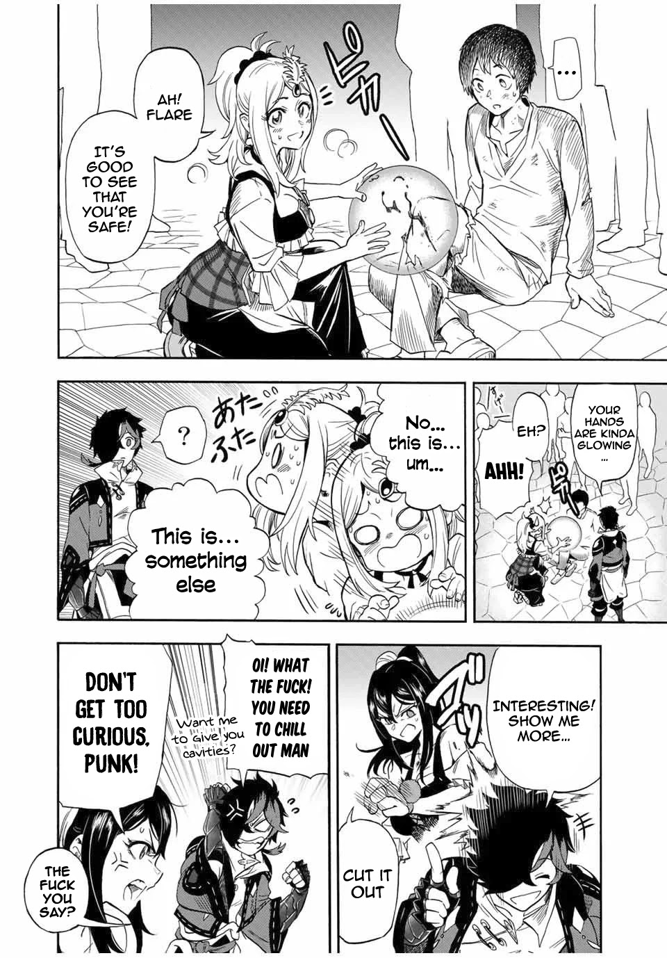 Jigoku no Gouka de Yaka re Tsuzuketa Shounen. Saikyou no Honou Tsukai to Natte Fukkatsu Suru. Chapter 18 page 7 - Chapter 18: BOSS: The Twelfth Angel of the Holy Angel Church, Maurye (5)