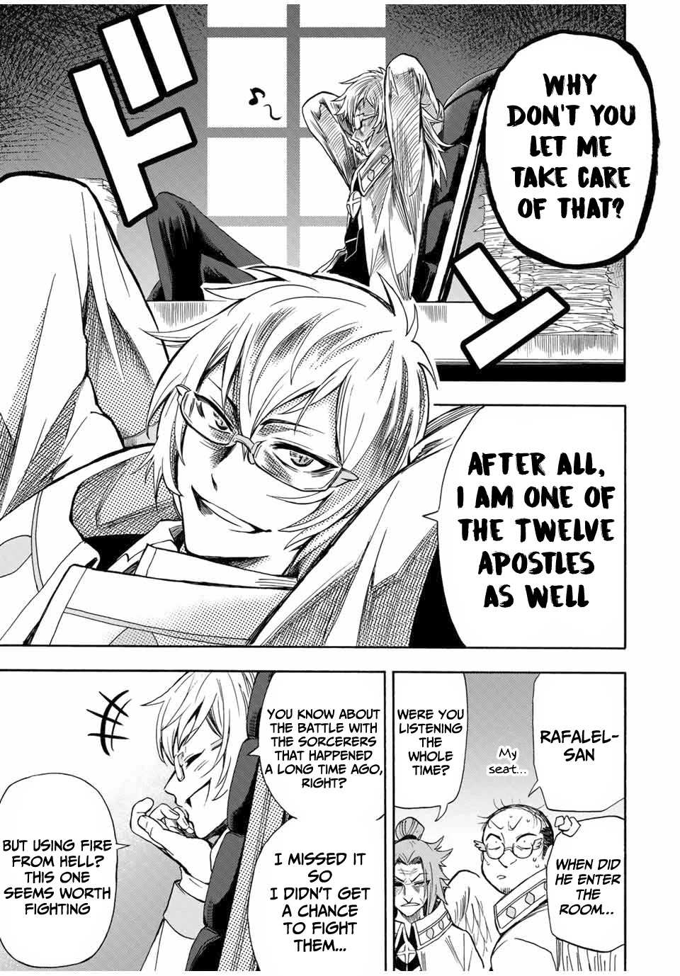 Jigoku no Gouka de Yaka re Tsuzuketa Shounen. Saikyou no Honou Tsukai to Natte Fukkatsu Suru. Chapter 19 page 10 - Chapter 19: Goodbye to the Western City