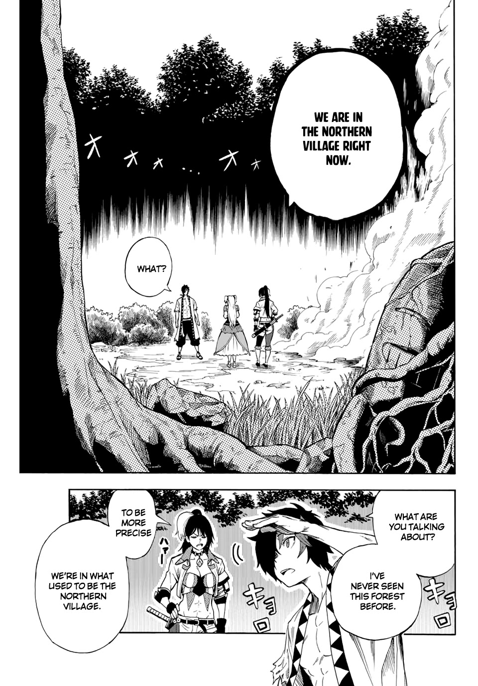 Jigoku no Gouka de Yaka re Tsuzuketa Shounen. Saikyou no Honou Tsukai to Natte Fukkatsu Suru. Chapter 2 page 9 - Chapter 2: Meeting