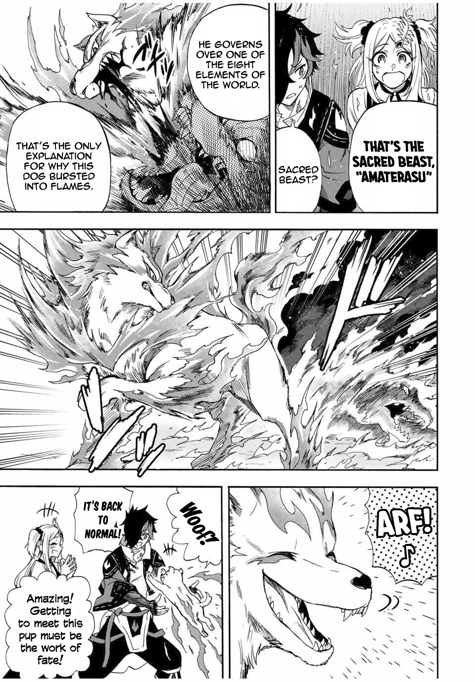 Jigoku no Gouka de Yaka re Tsuzuketa Shounen. Saikyou no Honou Tsukai to Natte Fukkatsu Suru. Chapter 20 page 8 - Chapter 20: Shiranui