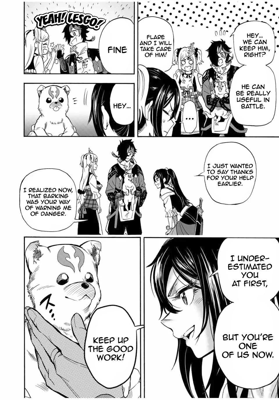 Jigoku no Gouka de Yaka re Tsuzuketa Shounen. Saikyou no Honou Tsukai to Natte Fukkatsu Suru. Chapter 20 page 9 - Chapter 20: Shiranui