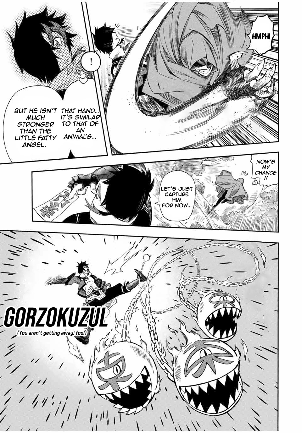 Jigoku no Gouka de Yaka re Tsuzuketa Shounen. Saikyou no Honou Tsukai to Natte Fukkatsu Suru. Chapter 21 page 10 - Chapter 21: Assaliant