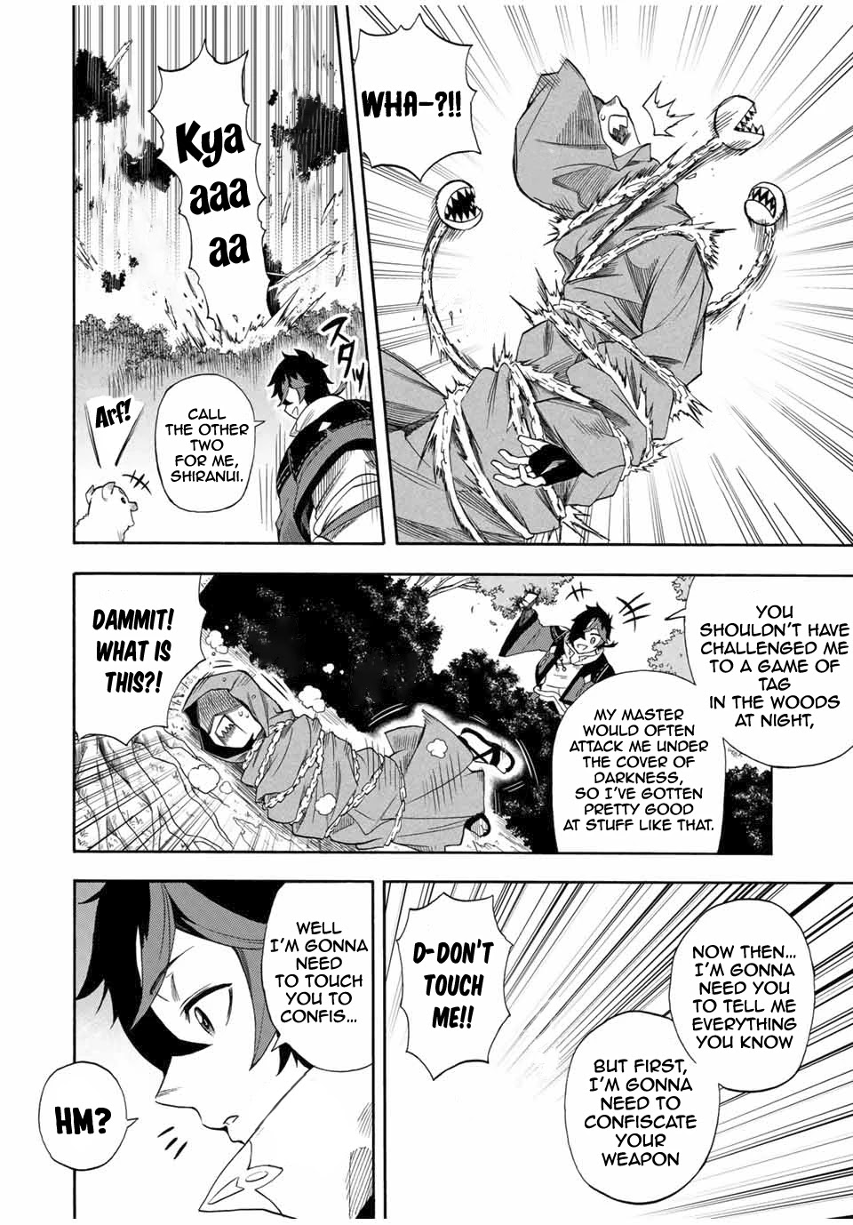 Jigoku no Gouka de Yaka re Tsuzuketa Shounen. Saikyou no Honou Tsukai to Natte Fukkatsu Suru. Chapter 21 page 11 - Chapter 21: Assaliant