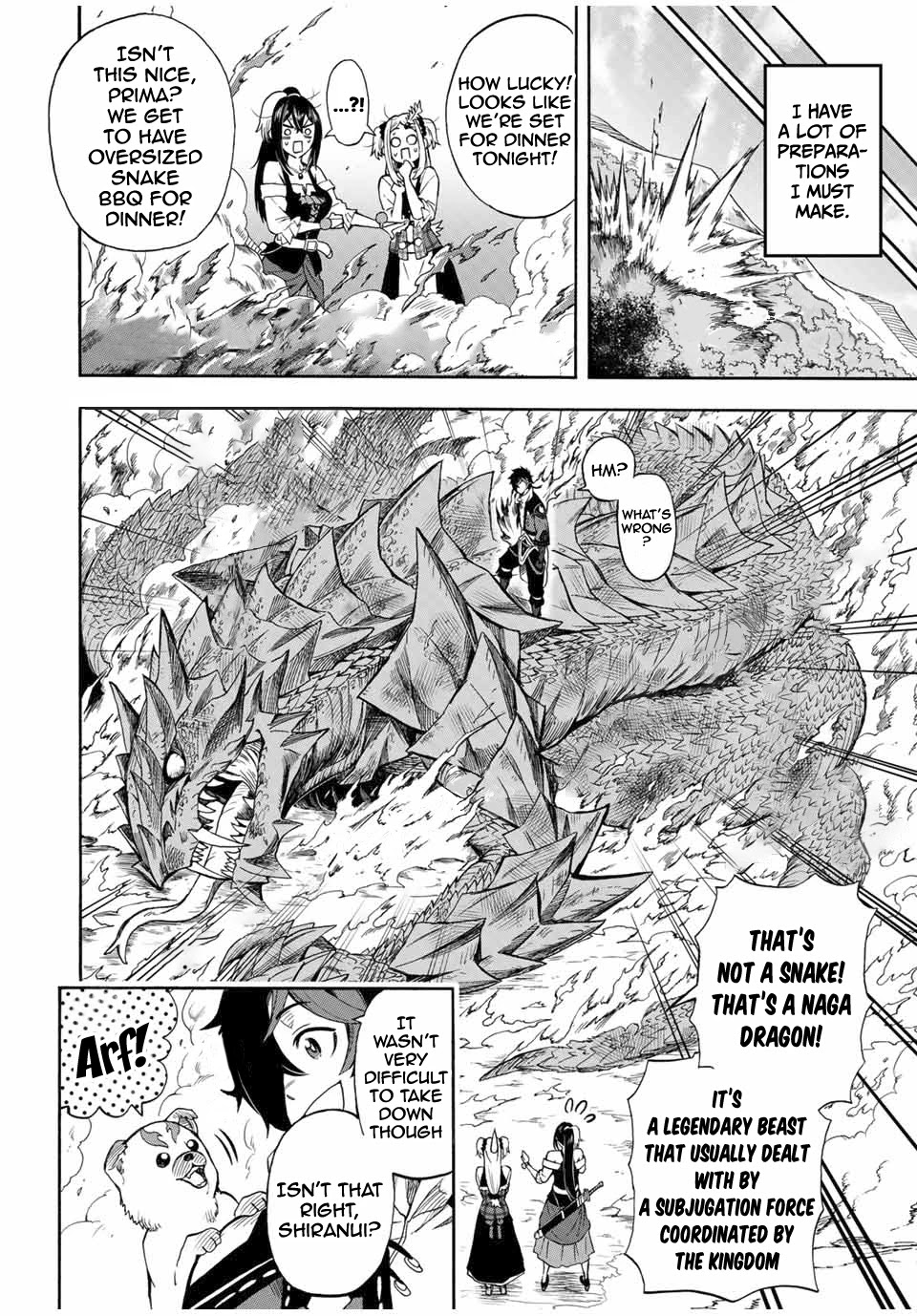 Jigoku no Gouka de Yaka re Tsuzuketa Shounen. Saikyou no Honou Tsukai to Natte Fukkatsu Suru. Chapter 21 page 5 - Chapter 21: Assaliant