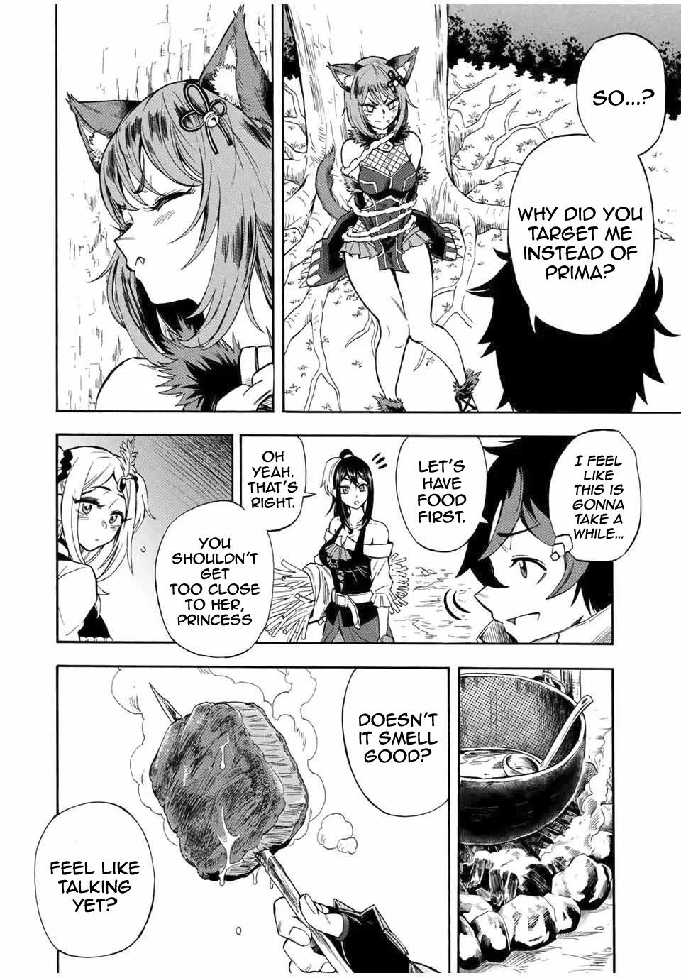 Jigoku no Gouka de Yaka re Tsuzuketa Shounen. Saikyou no Honou Tsukai to Natte Fukkatsu Suru. Chapter 22 page 3 - Chapter 22: Making a deal with Kurone
