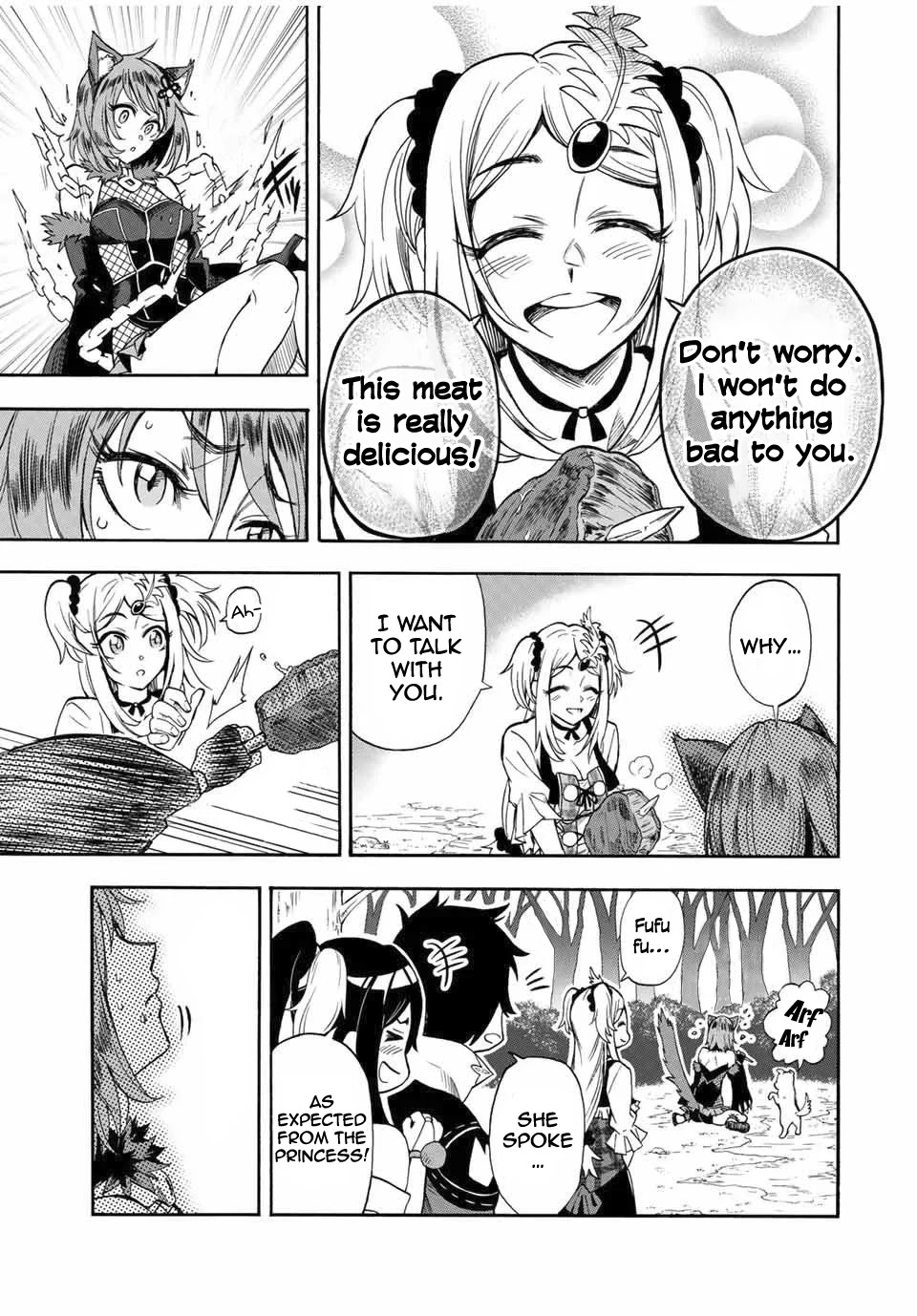 Jigoku no Gouka de Yaka re Tsuzuketa Shounen. Saikyou no Honou Tsukai to Natte Fukkatsu Suru. Chapter 22 page 6 - Chapter 22: Making a deal with Kurone