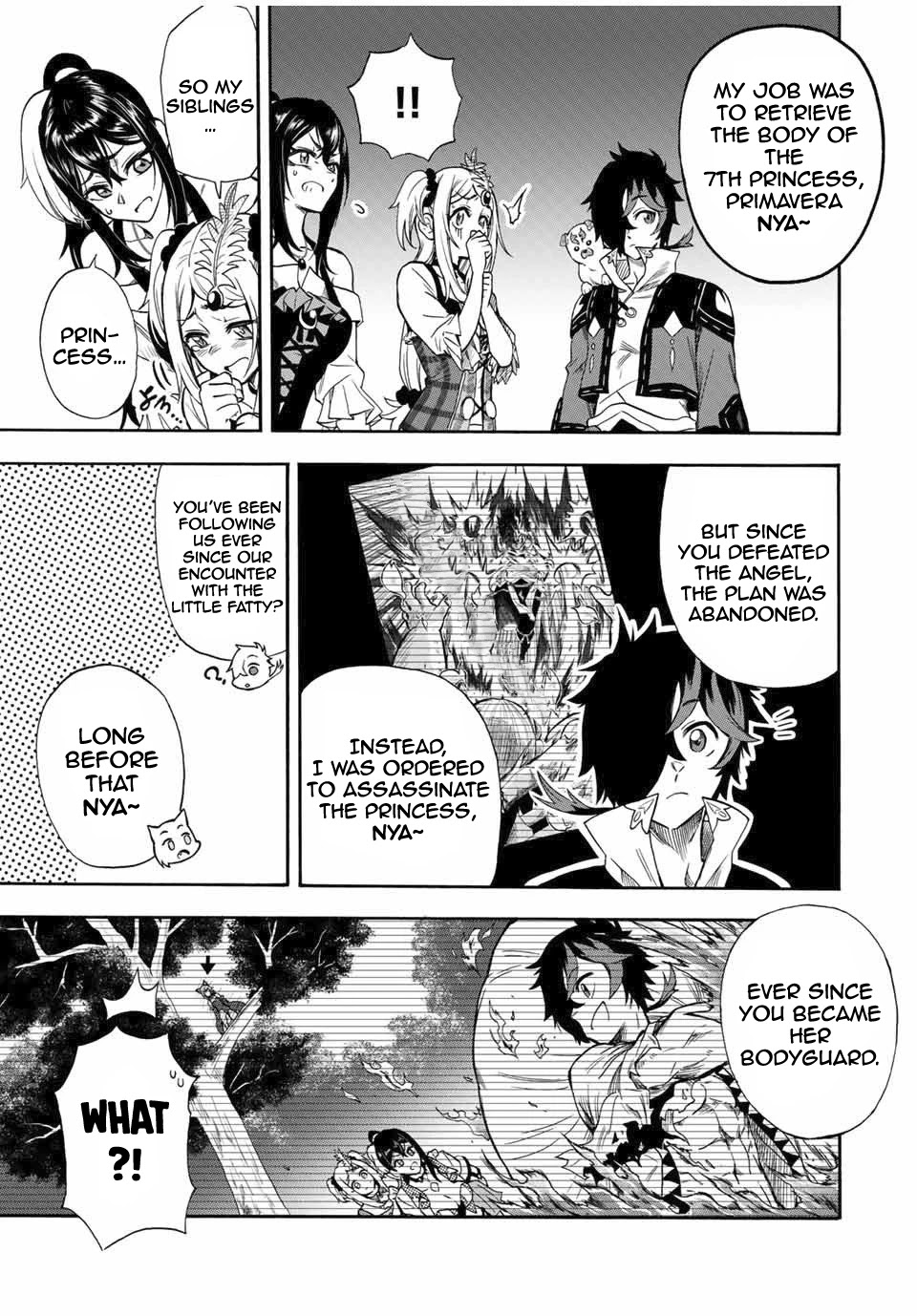Jigoku no Gouka de Yaka re Tsuzuketa Shounen. Saikyou no Honou Tsukai to Natte Fukkatsu Suru. Chapter 22 page 8 - Chapter 22: Making a deal with Kurone