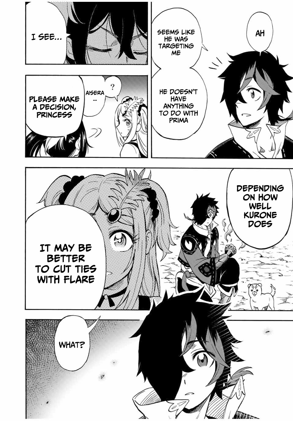 Jigoku no Gouka de Yaka re Tsuzuketa Shounen. Saikyou no Honou Tsukai to Natte Fukkatsu Suru. Chapter 26 page 3 - Chapter 26: Flare is a nuisance!?