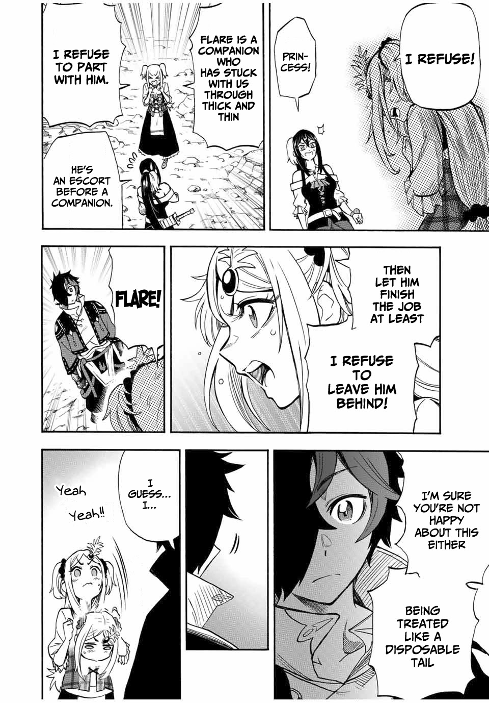 Jigoku no Gouka de Yaka re Tsuzuketa Shounen. Saikyou no Honou Tsukai to Natte Fukkatsu Suru. Chapter 26 page 5 - Chapter 26: Flare is a nuisance!?