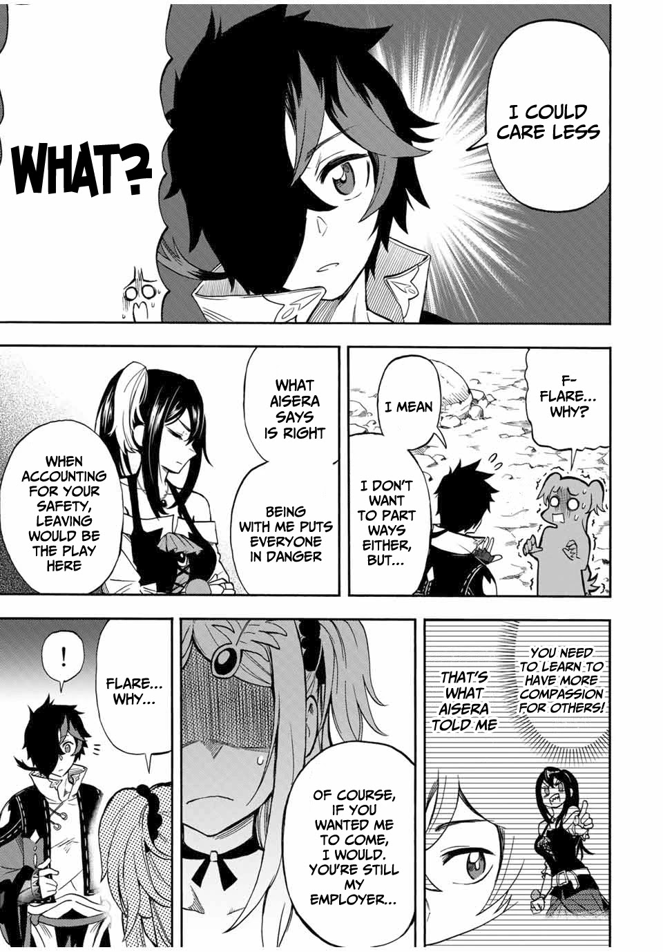 Jigoku no Gouka de Yaka re Tsuzuketa Shounen. Saikyou no Honou Tsukai to Natte Fukkatsu Suru. Chapter 26 page 6 - Chapter 26: Flare is a nuisance!?