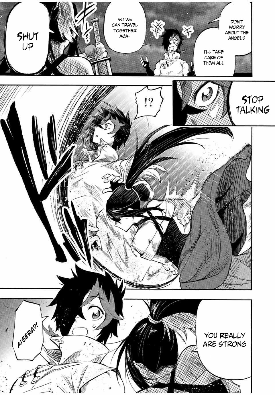 Jigoku no Gouka de Yaka re Tsuzuketa Shounen. Saikyou no Honou Tsukai to Natte Fukkatsu Suru. Chapter 29 page 5 - Chapter 29: Prima and Aisera