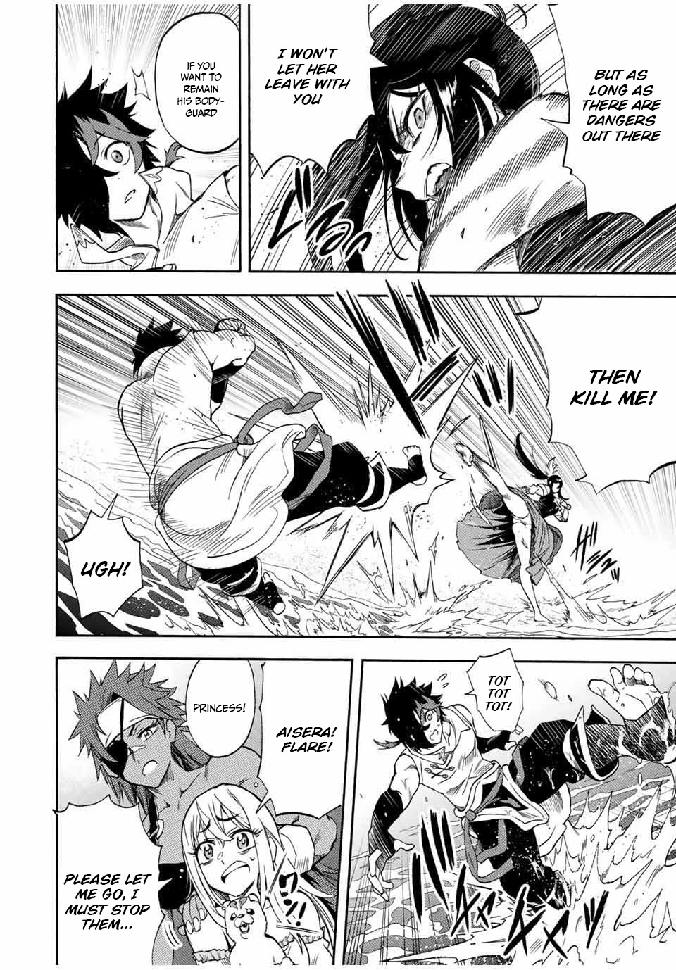 Jigoku no Gouka de Yaka re Tsuzuketa Shounen. Saikyou no Honou Tsukai to Natte Fukkatsu Suru. Chapter 29 page 6 - Chapter 29: Prima and Aisera
