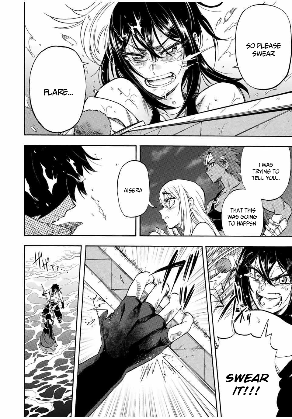 Jigoku no Gouka de Yaka re Tsuzuketa Shounen. Saikyou no Honou Tsukai to Natte Fukkatsu Suru. Chapter 29 page 8 - Chapter 29: Prima and Aisera