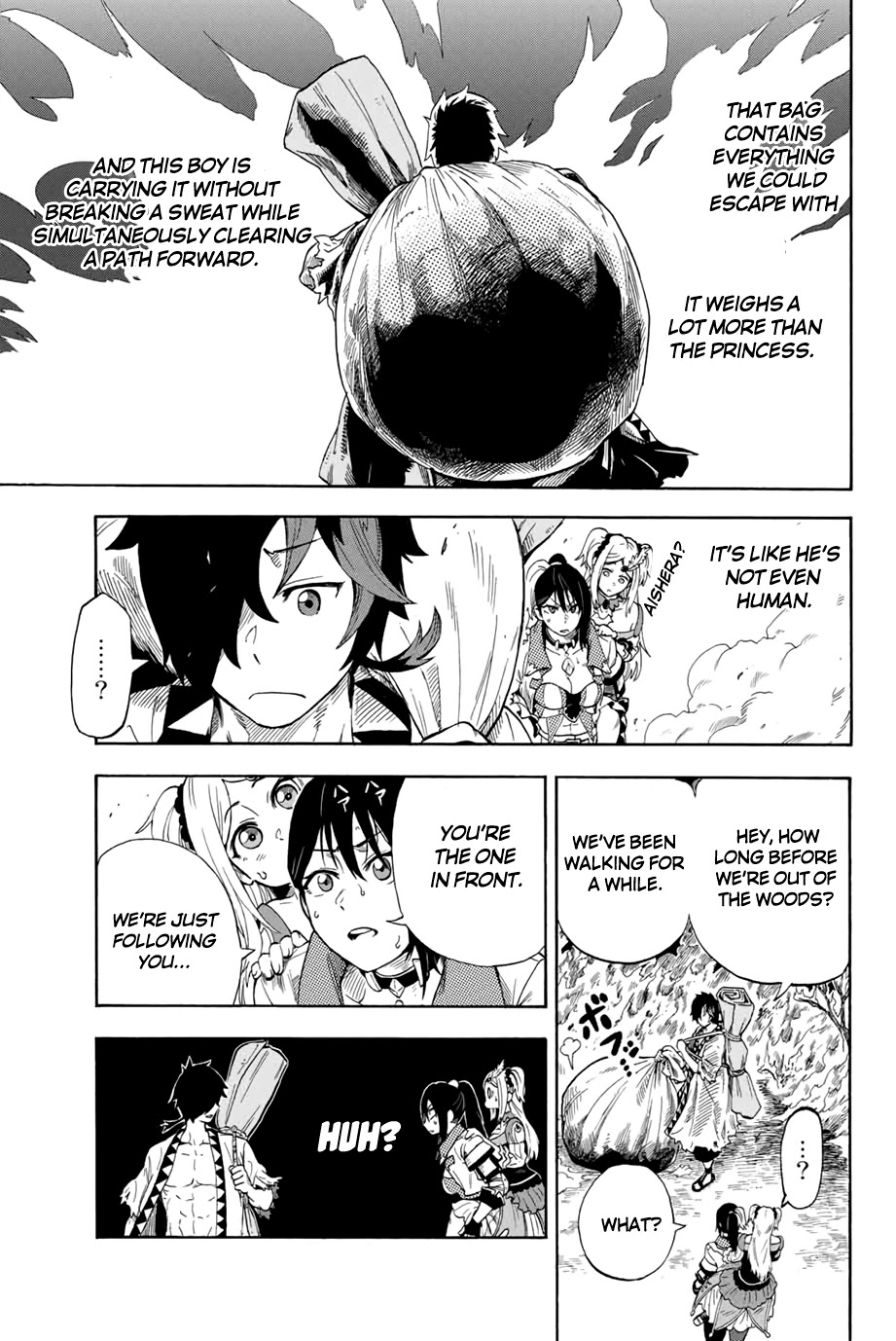 Jigoku no Gouka de Yaka re Tsuzuketa Shounen. Saikyou no Honou Tsukai to Natte Fukkatsu Suru. Chapter 3 page 7 - Chapter 3: It becomes clearer