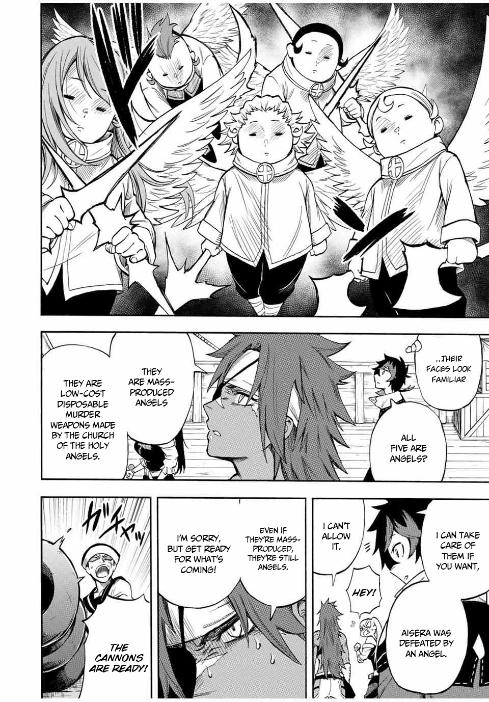 Jigoku no Gouka de Yaka re Tsuzuketa Shounen. Saikyou no Honou Tsukai to Natte Fukkatsu Suru. Chapter 30 page 8 - Chapter 30: Let's measure your skill!