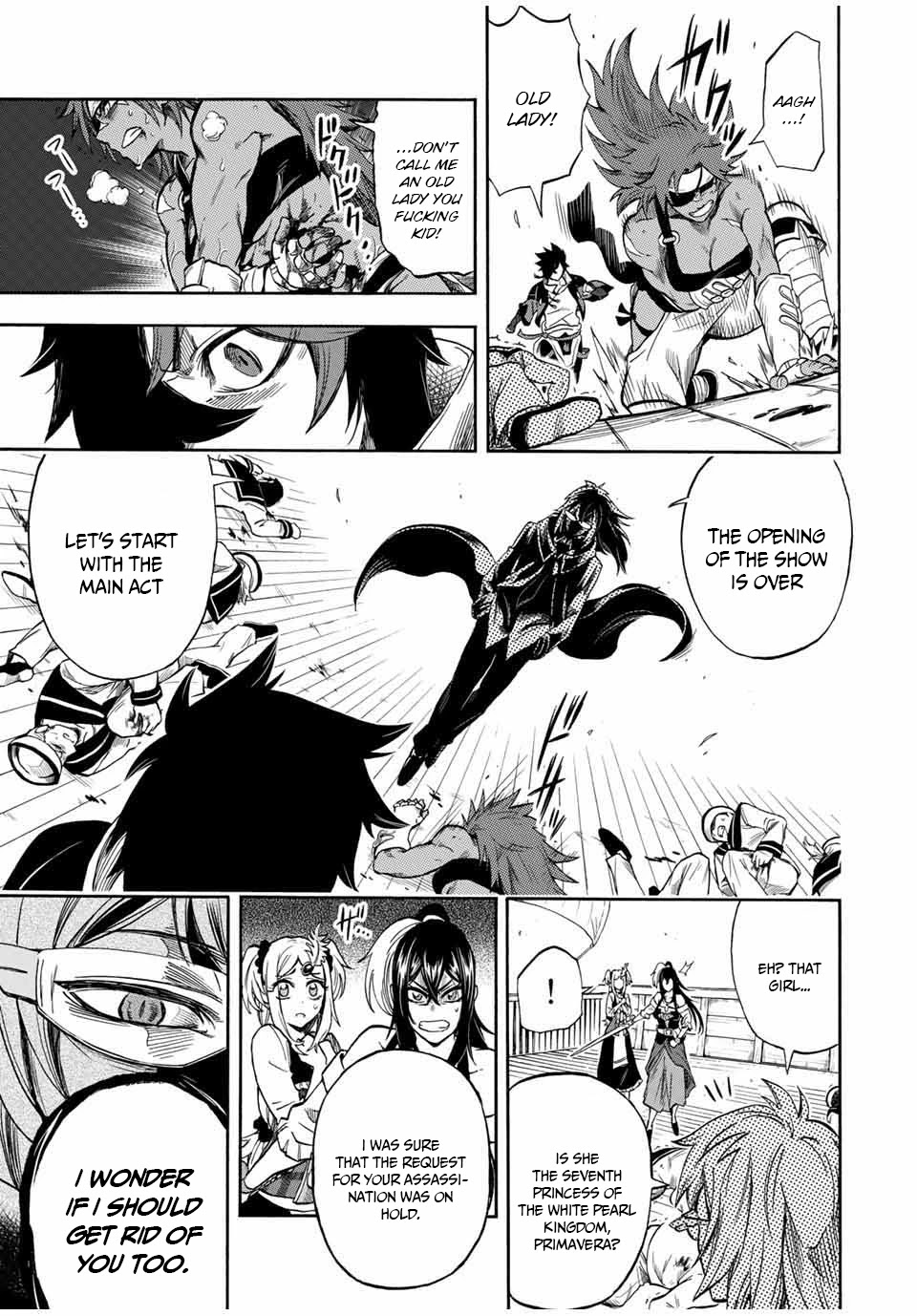 Jigoku no Gouka de Yaka re Tsuzuketa Shounen. Saikyou no Honou Tsukai to Natte Fukkatsu Suru. Chapter 31 page 9 - Chapter 31: BOSS - fight against the wind apostle of the church of the holy angels, Raphael part 1